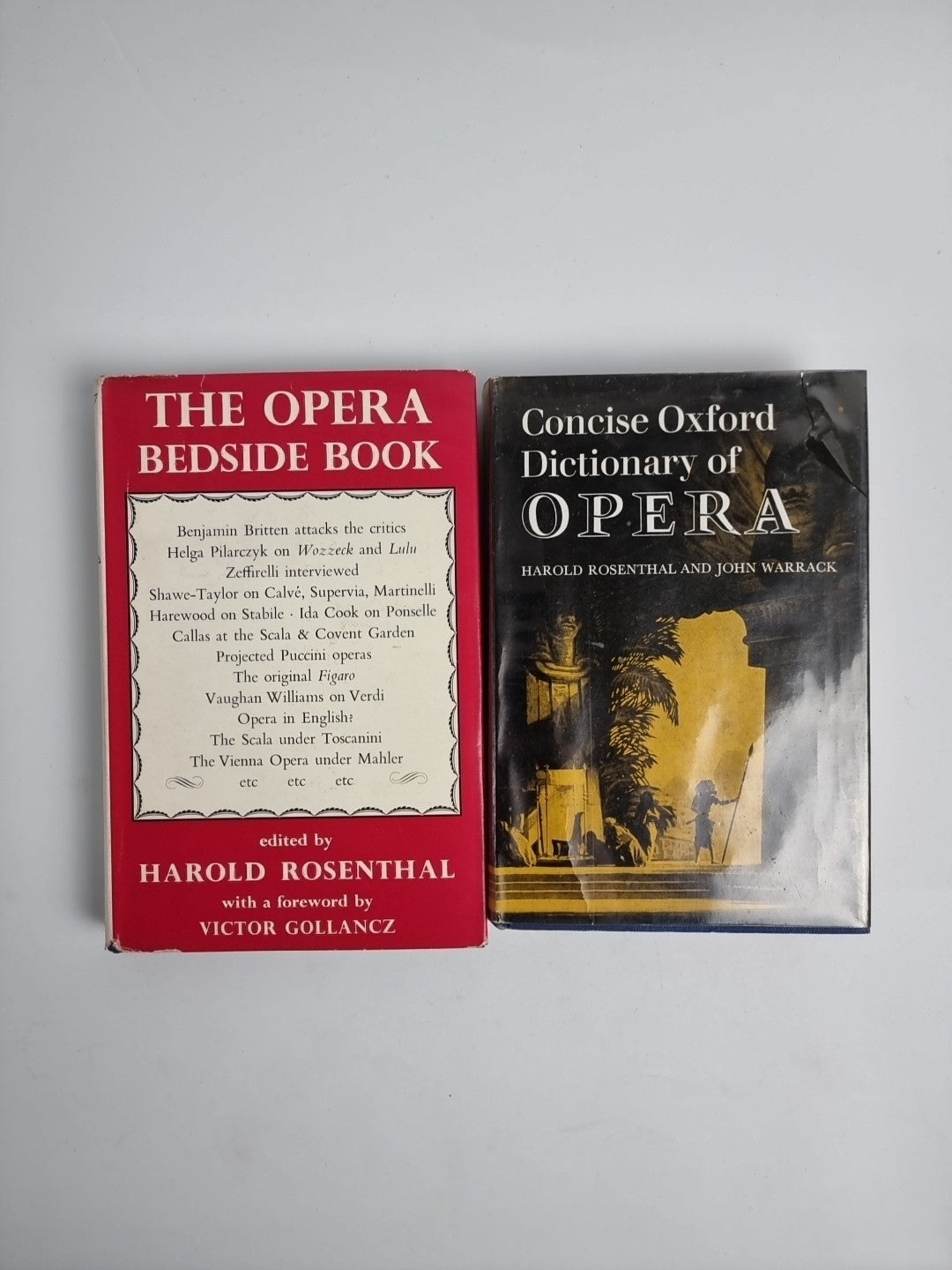 Oxford Concise & Bedside Opera 1st Ed Books With Over 30 Opera Autographs