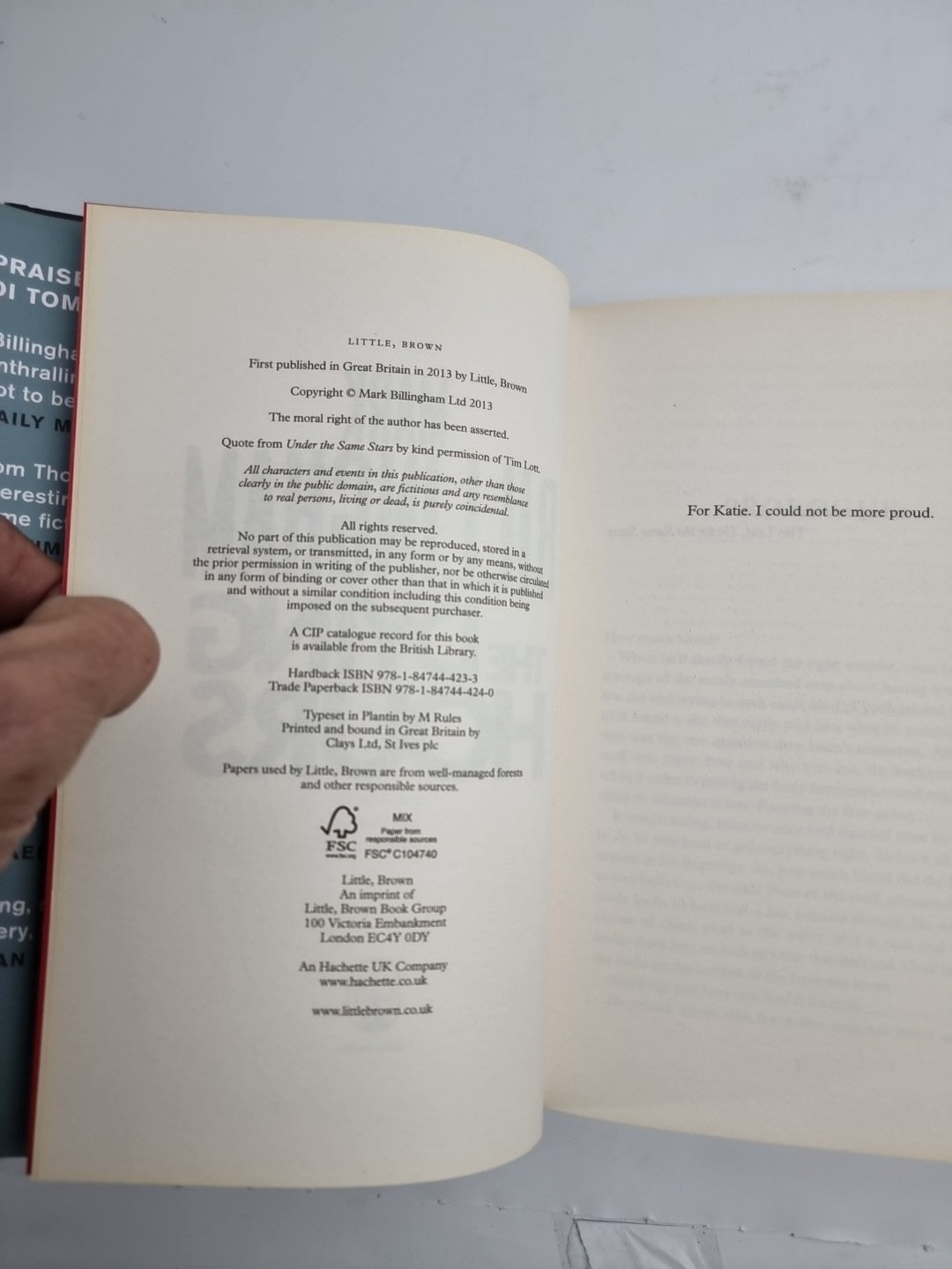 Mark Billingham : The Dying Hours 1ST Edition (Tom Thorne Novels) FREE Shipping