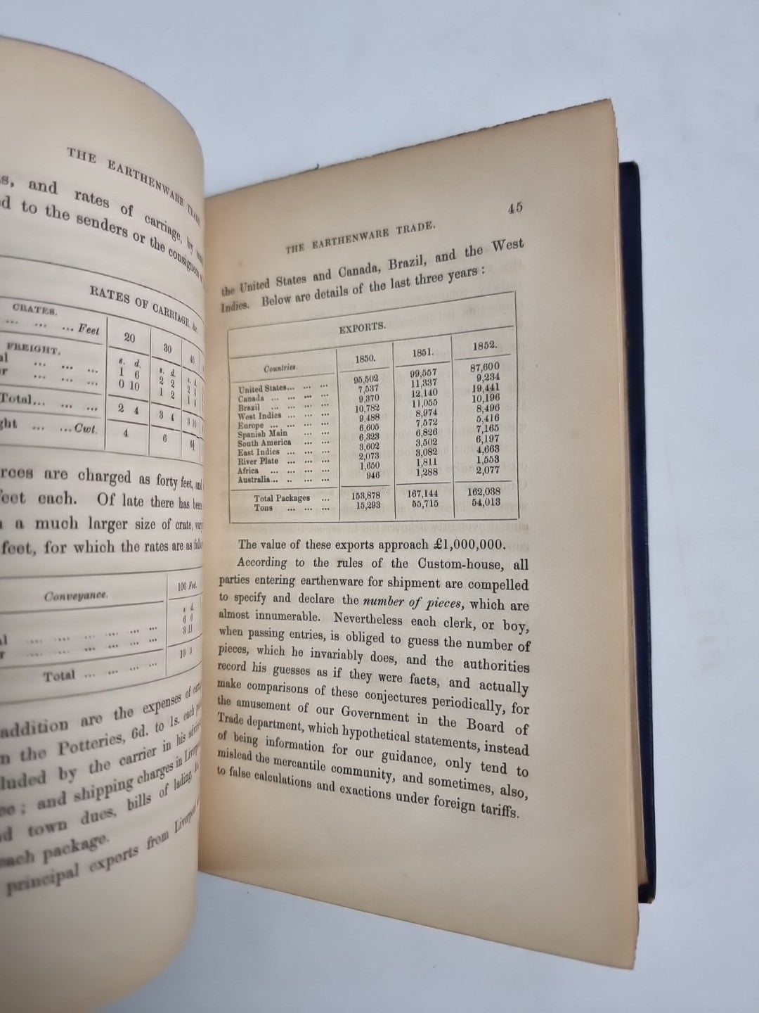 The commerce of Liverpool By Braithwaite Poole 1854 1st Edition