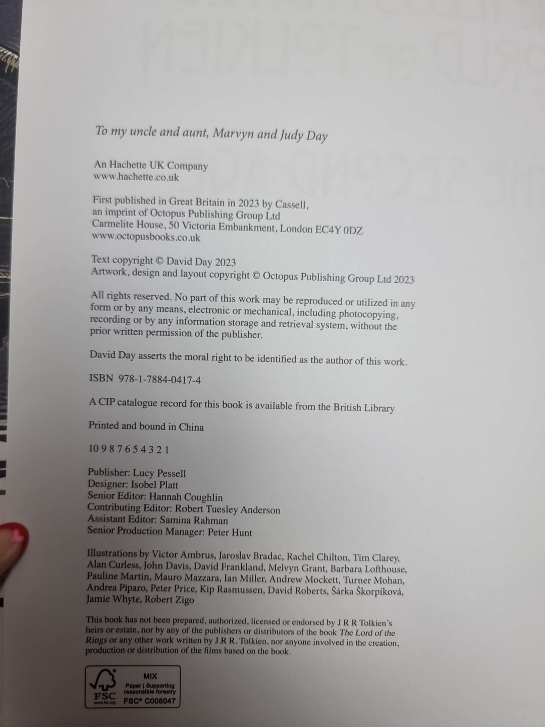 The Illustrated Worl of Tolkien;The Second Age 1st Edition