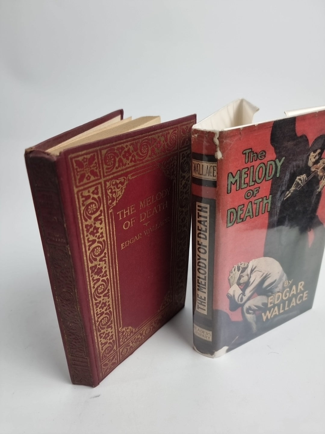 Edgar Wallace - The Melody of Death - Readers Library 1928 - UK Cover Scarce