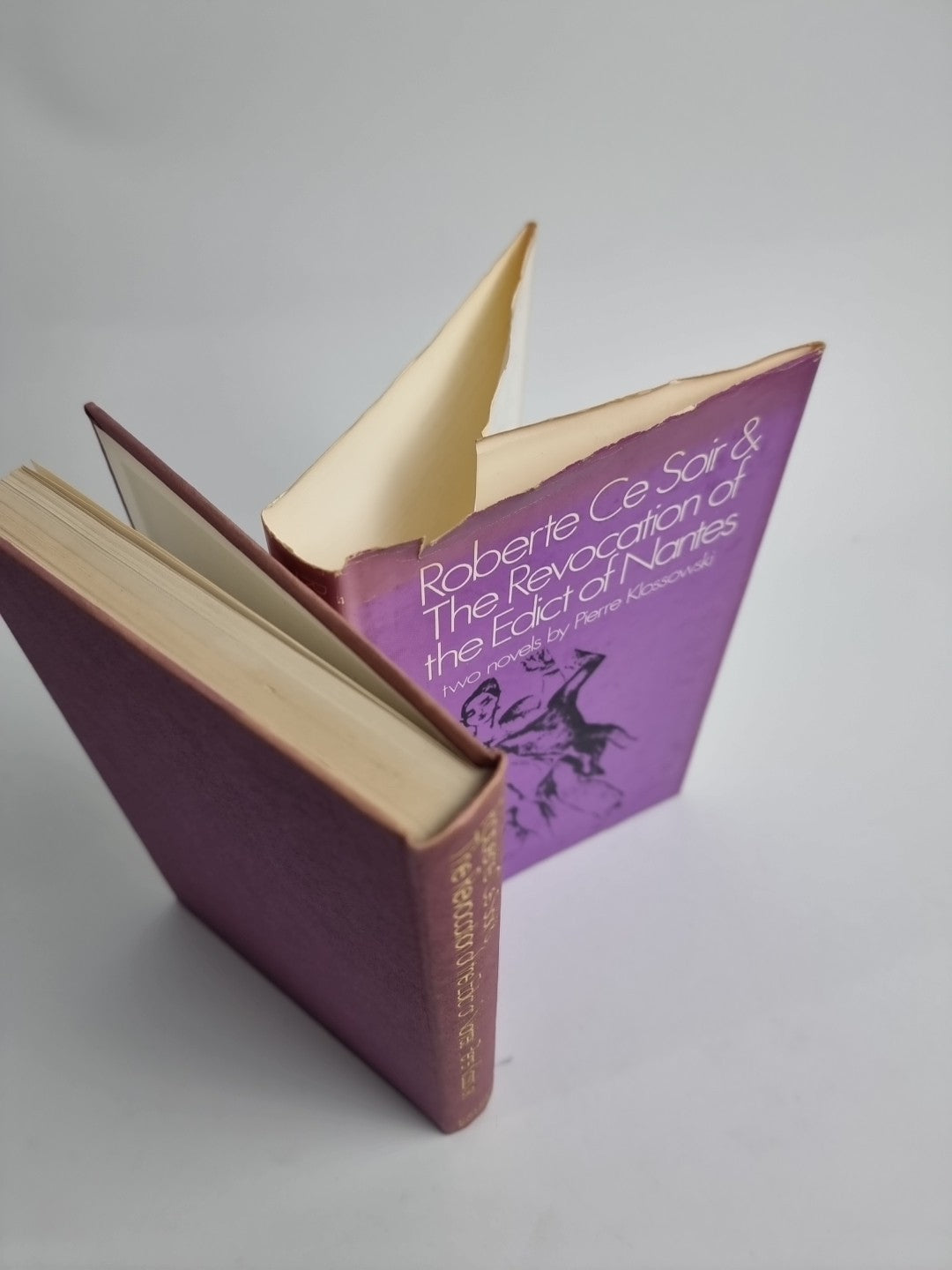 Roberte Ce Soir and The Revocation of the Edict of Nantes. Klossowski 1st Ed HB