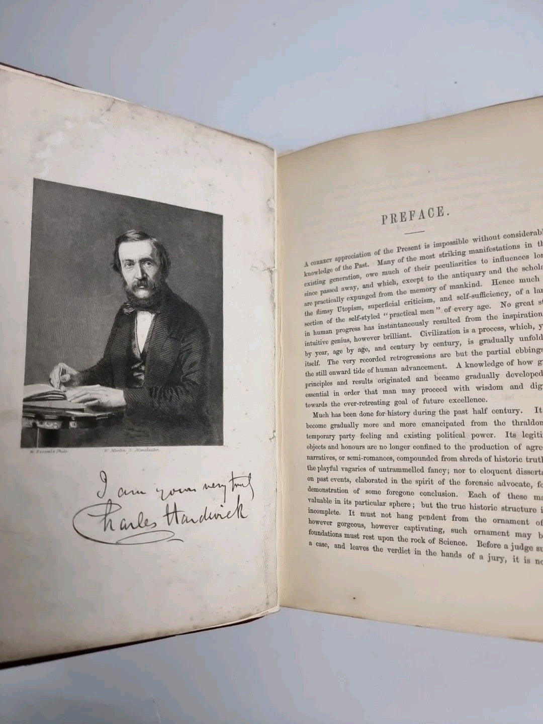History of the boat of Preston Charles Hardwick 1857 1st Edition
