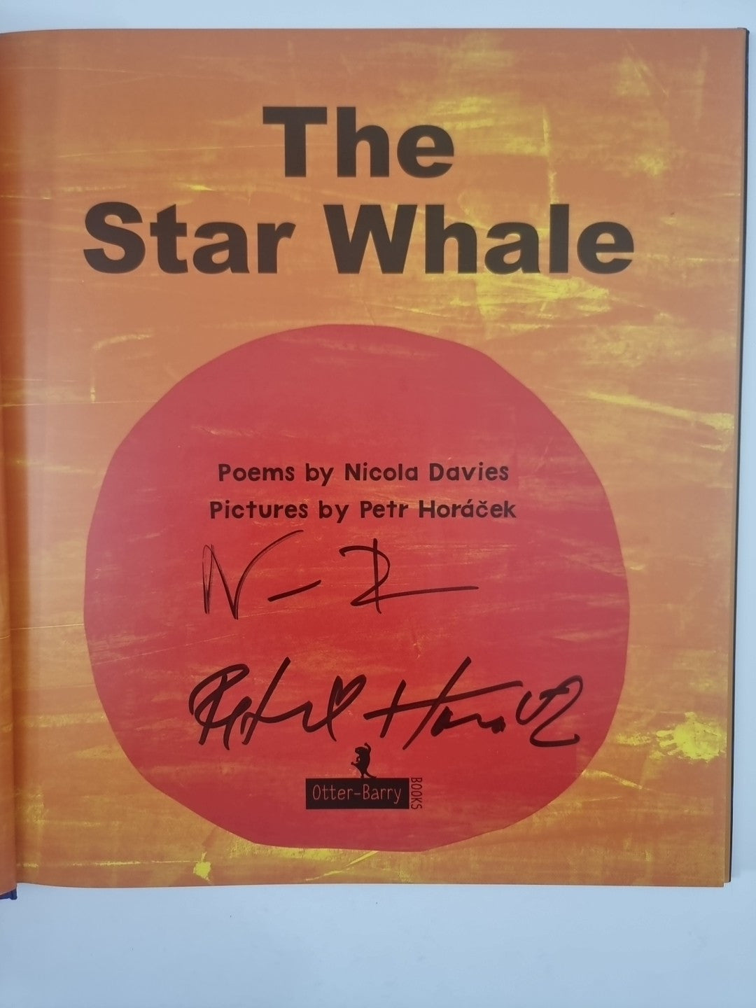 The Star Whale By Nicola Davies New -Signed