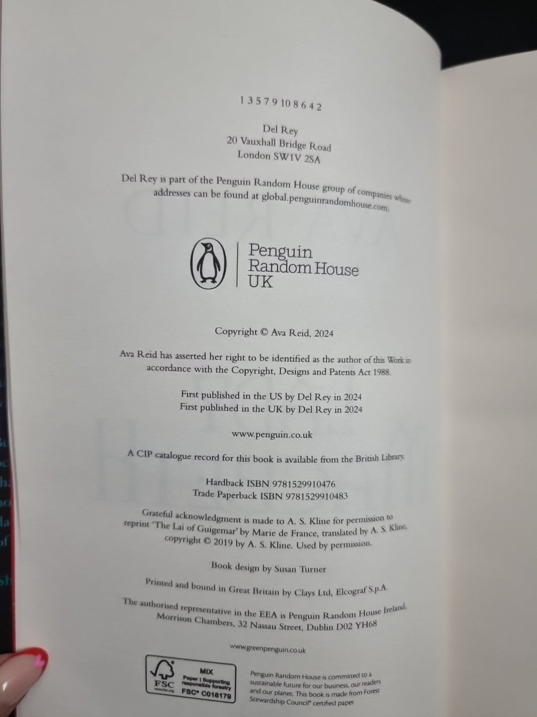 Lady Macbeth by Ava Reid Hardcover Book 1ST EDITION