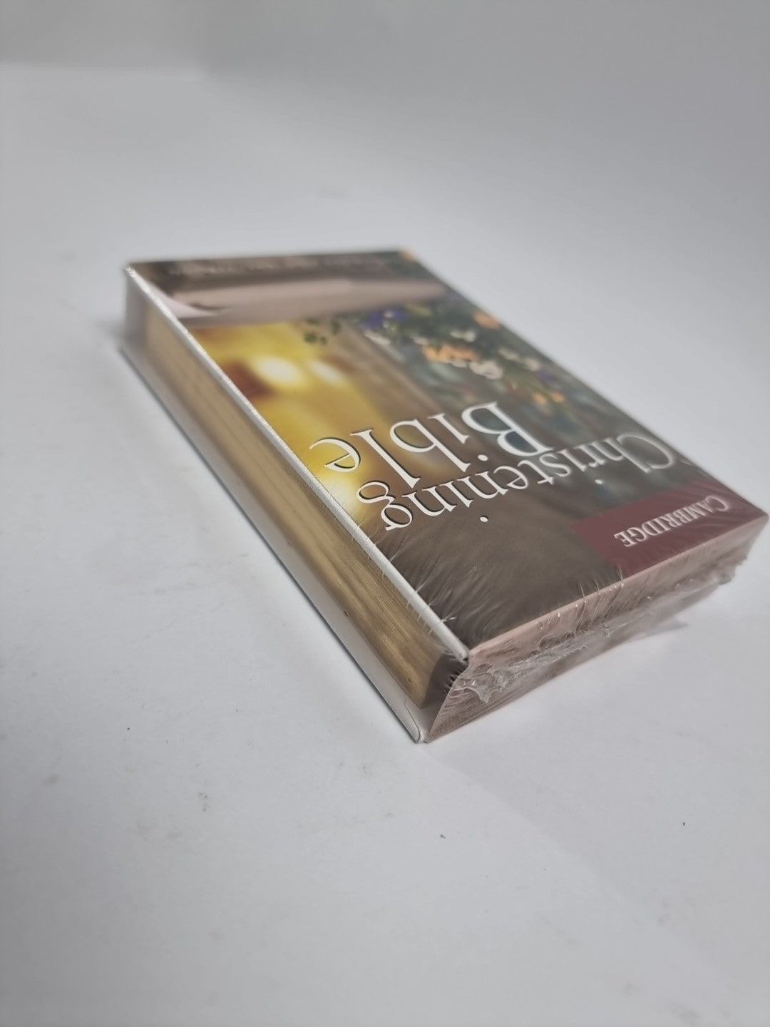 KJV Christening Bible, Ruby Text Edition, White New Free Tracked Delivery