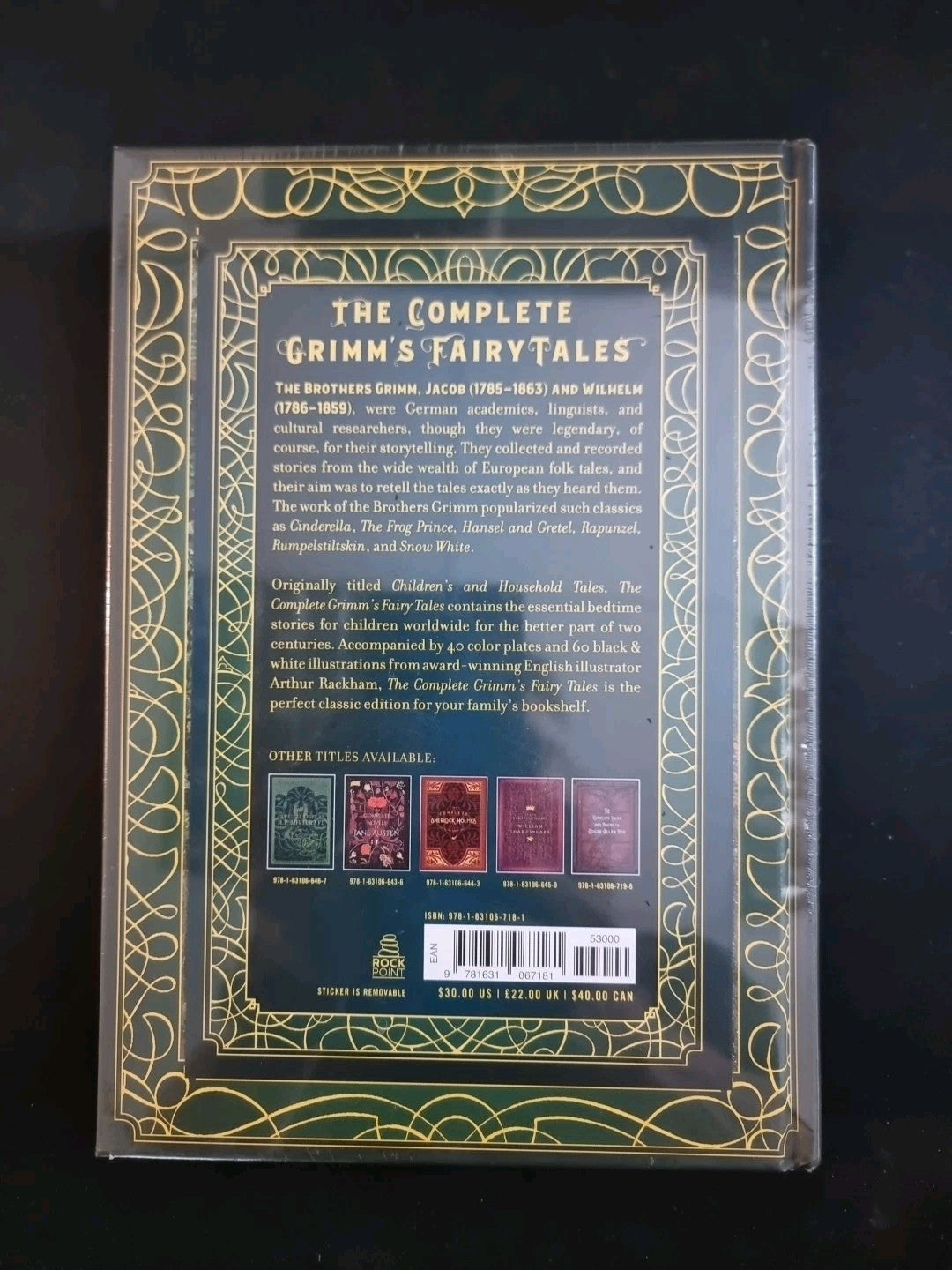 The Complete Grimm's Fairy Tales: Volume 5 by Jacob Grimm, Wilhelm Grimm