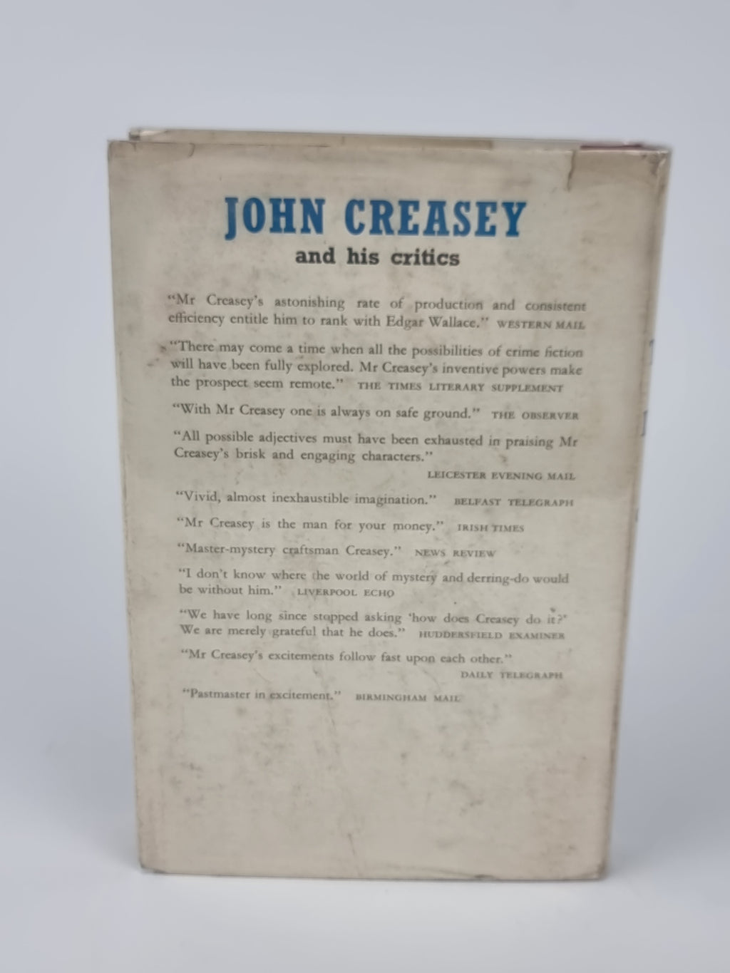 The Touch of Death, John Creasey — 1st Edition