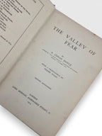 The Valley of Fear, A. Conan Doyle — 1st Edition, 2nd Impression