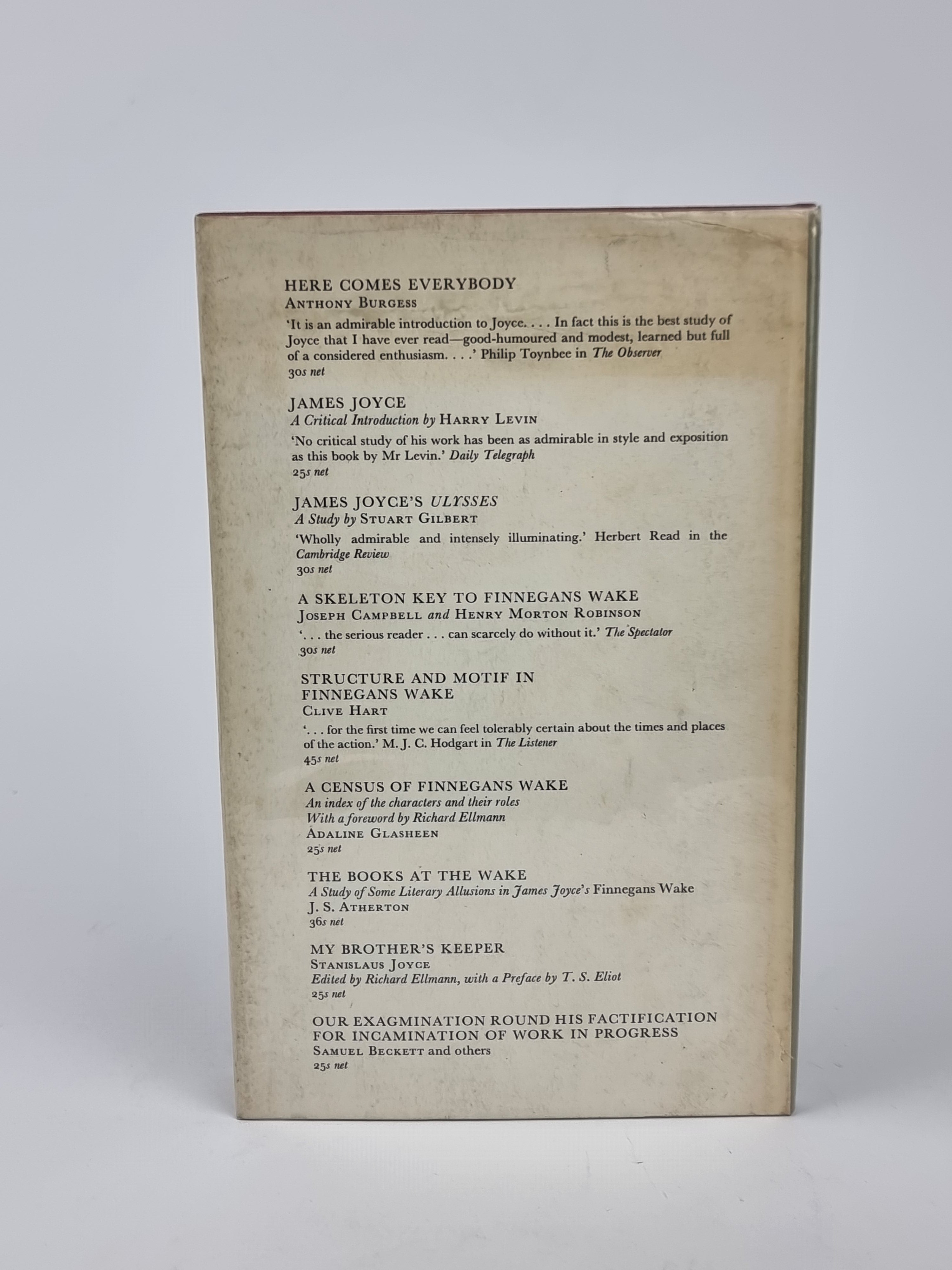 Giacomo Joyce, James Joyce — 1st UK Edition
