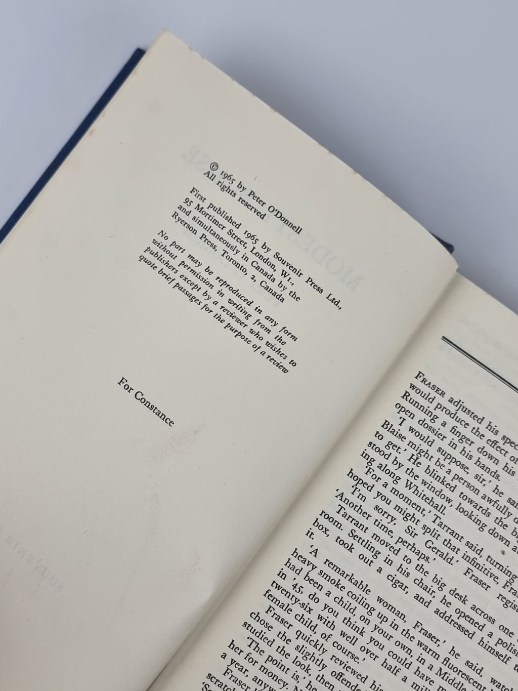 Modesty Blaise, Peter O'Donnell — 1st Edition