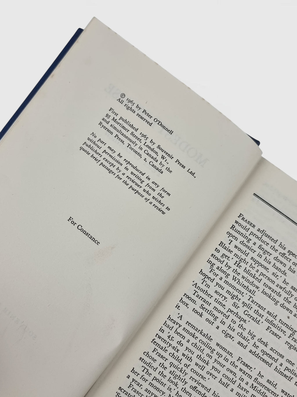Modesty Blaise, Peter O'Donnell — 1st Edition