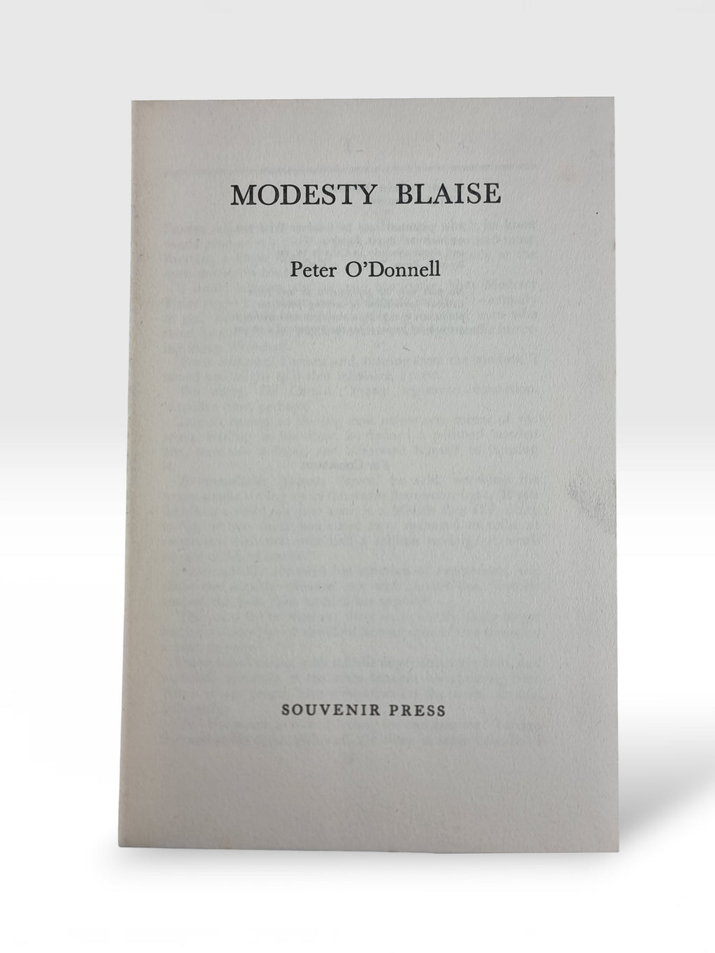 Modesty Blaise, Peter O'Donnell — 1st Edition