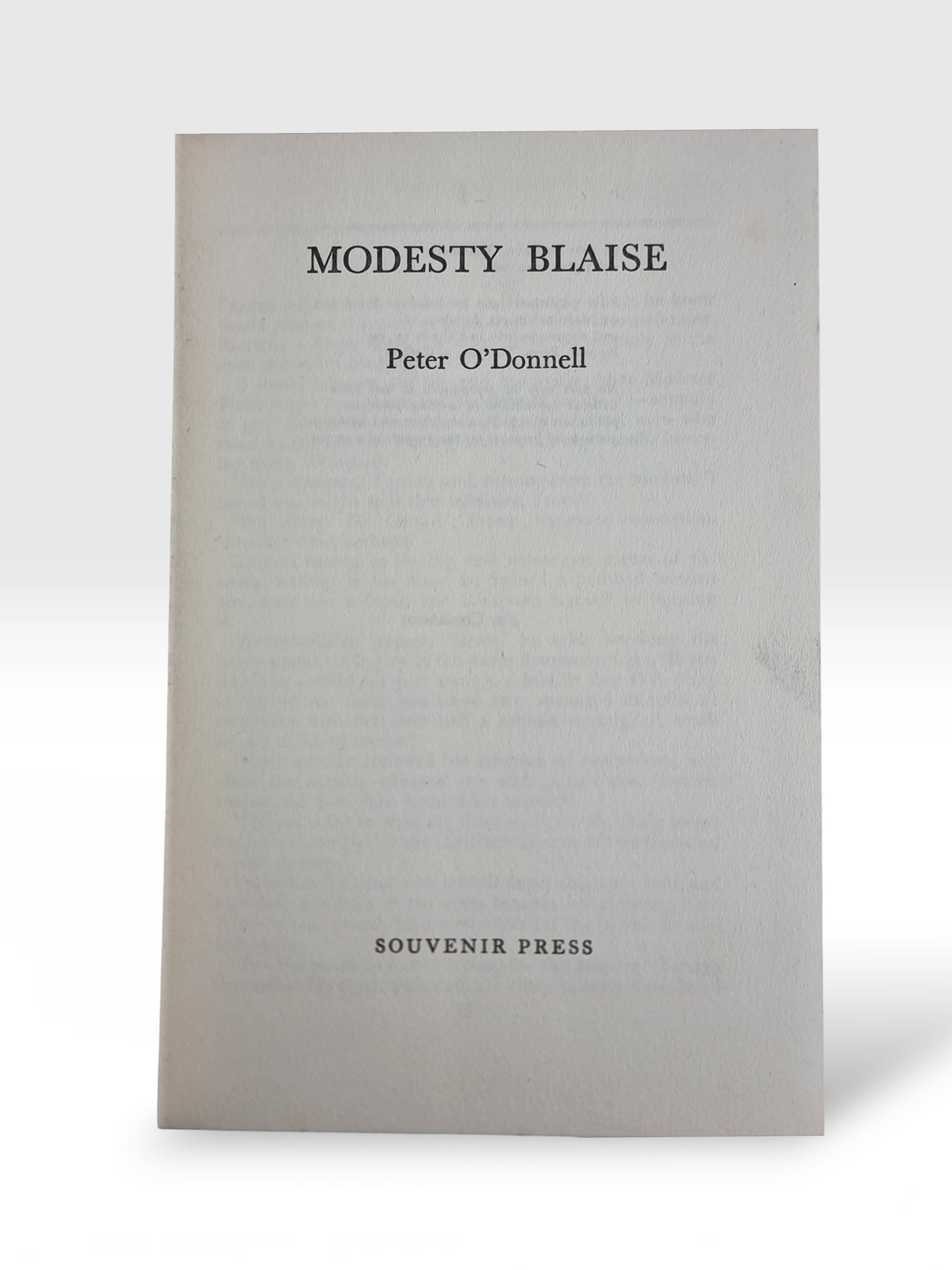 Modesty Blaise, Peter O'Donnell — 1st Edition