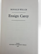Ensign Carey, Ronald Welch — 1st Edition