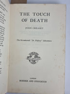 The Touch of Death, John Creasey — 1st Edition