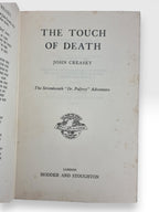 The Touch of Death, John Creasey — 1st Edition