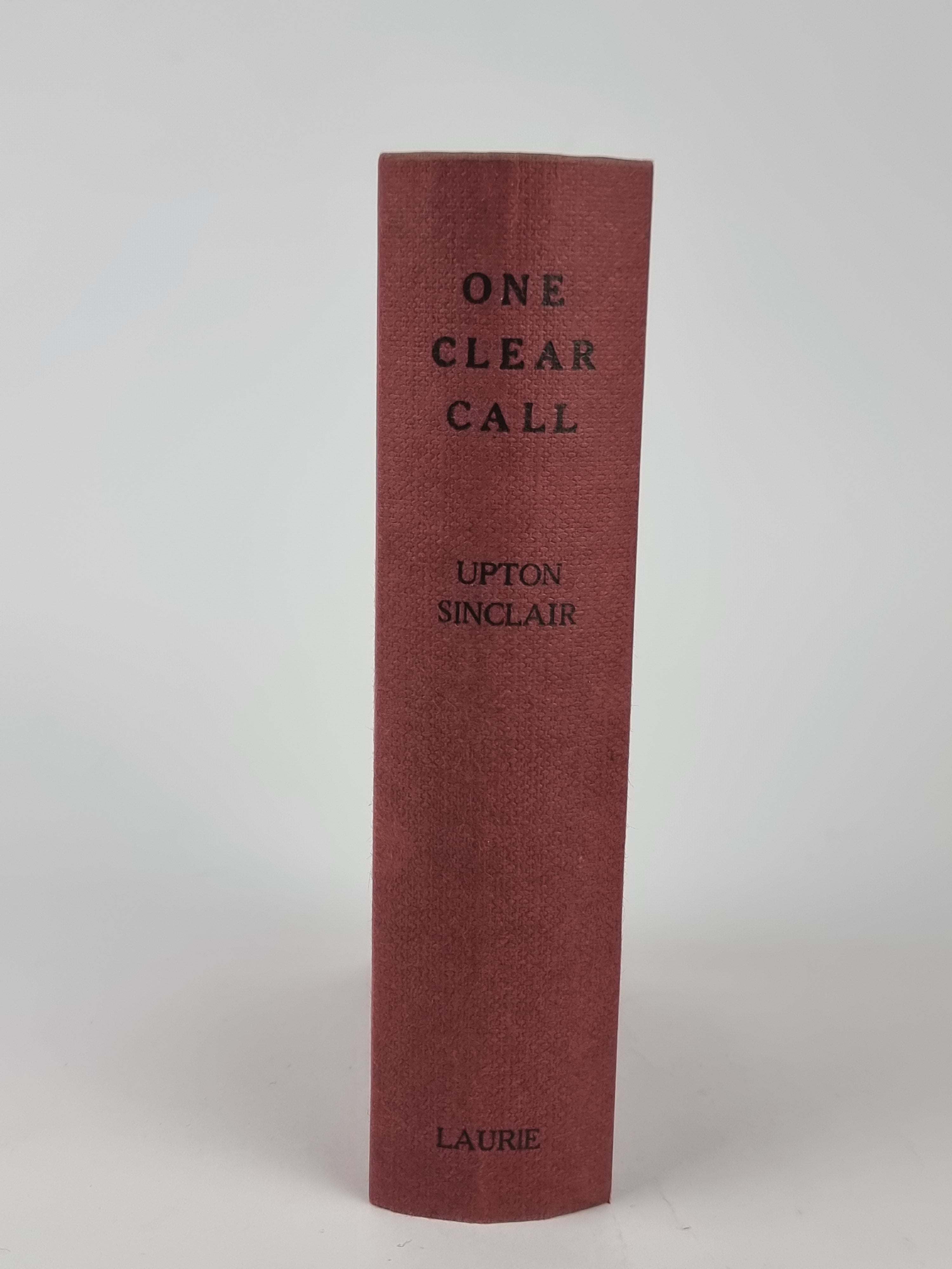 One Clear Call, Upton Sinclair — 1st Edition