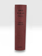 One Clear Call, Upton Sinclair — 1st Edition