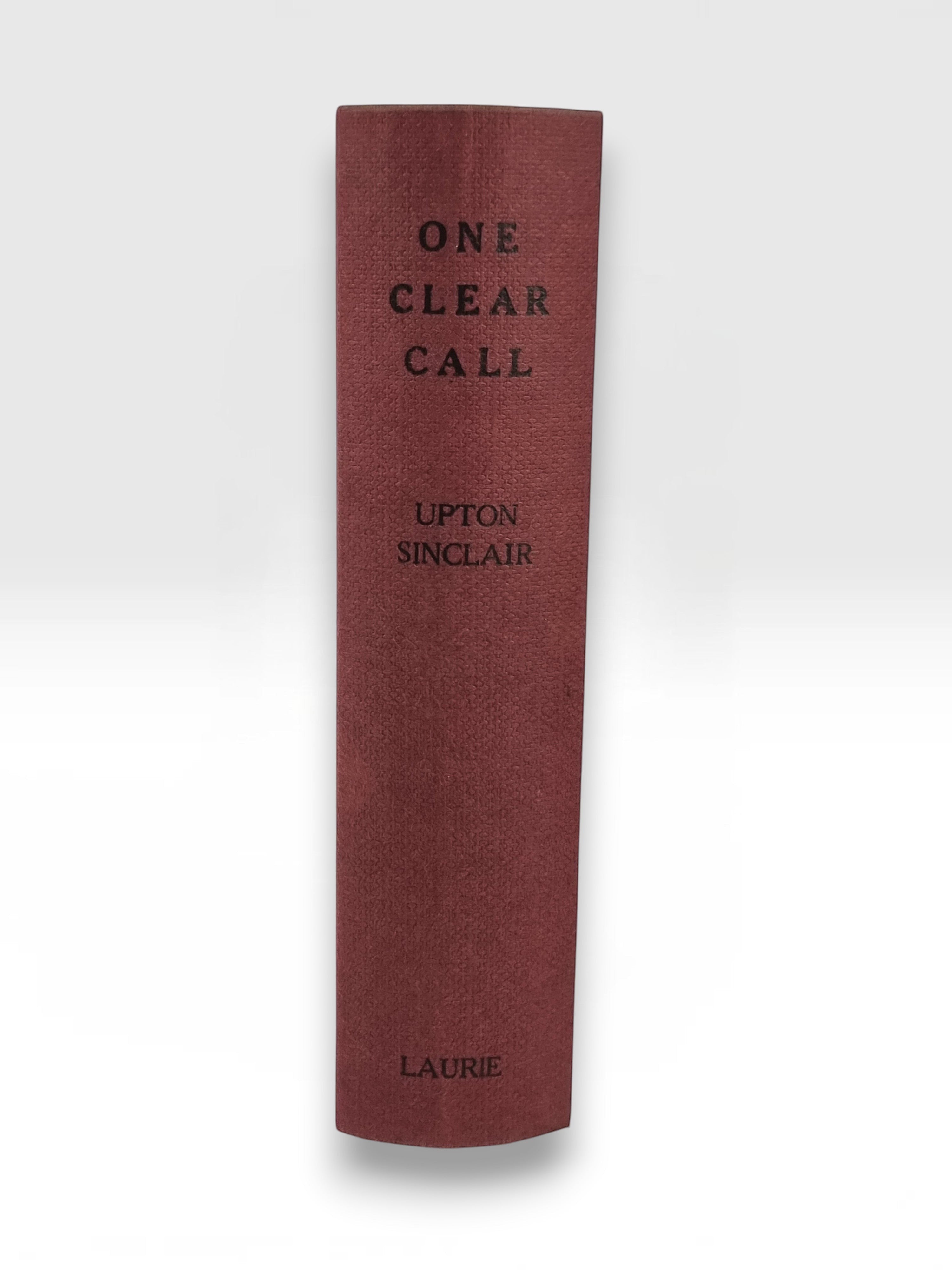 One Clear Call, Upton Sinclair — 1st Edition
