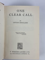One Clear Call, Upton Sinclair — 1st Edition