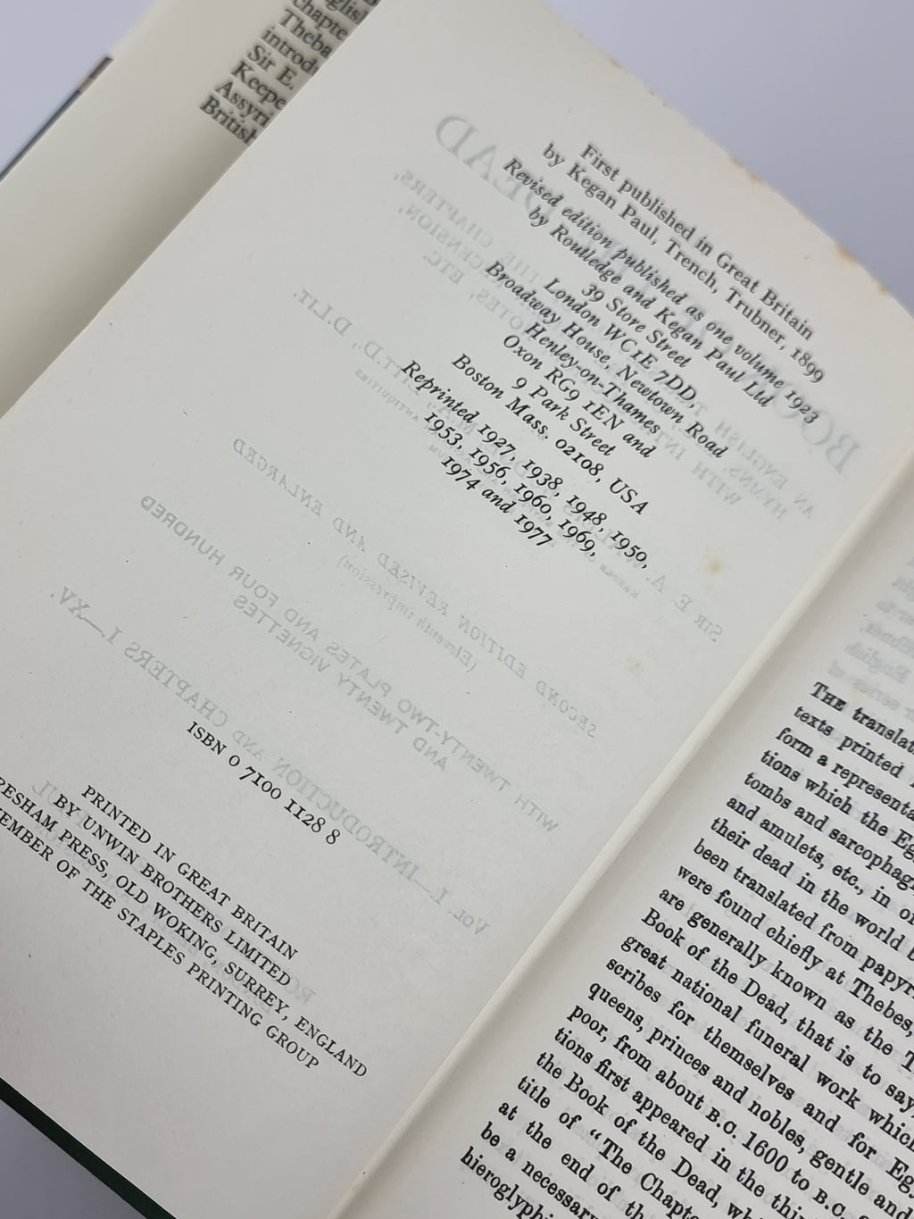 The Book of the Dead, Sir E. A. Wallis Budge — Second Edition Revised and Enlarged