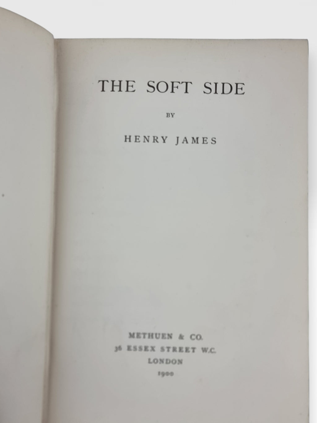 The Soft Side, Henry James — 1st Edition