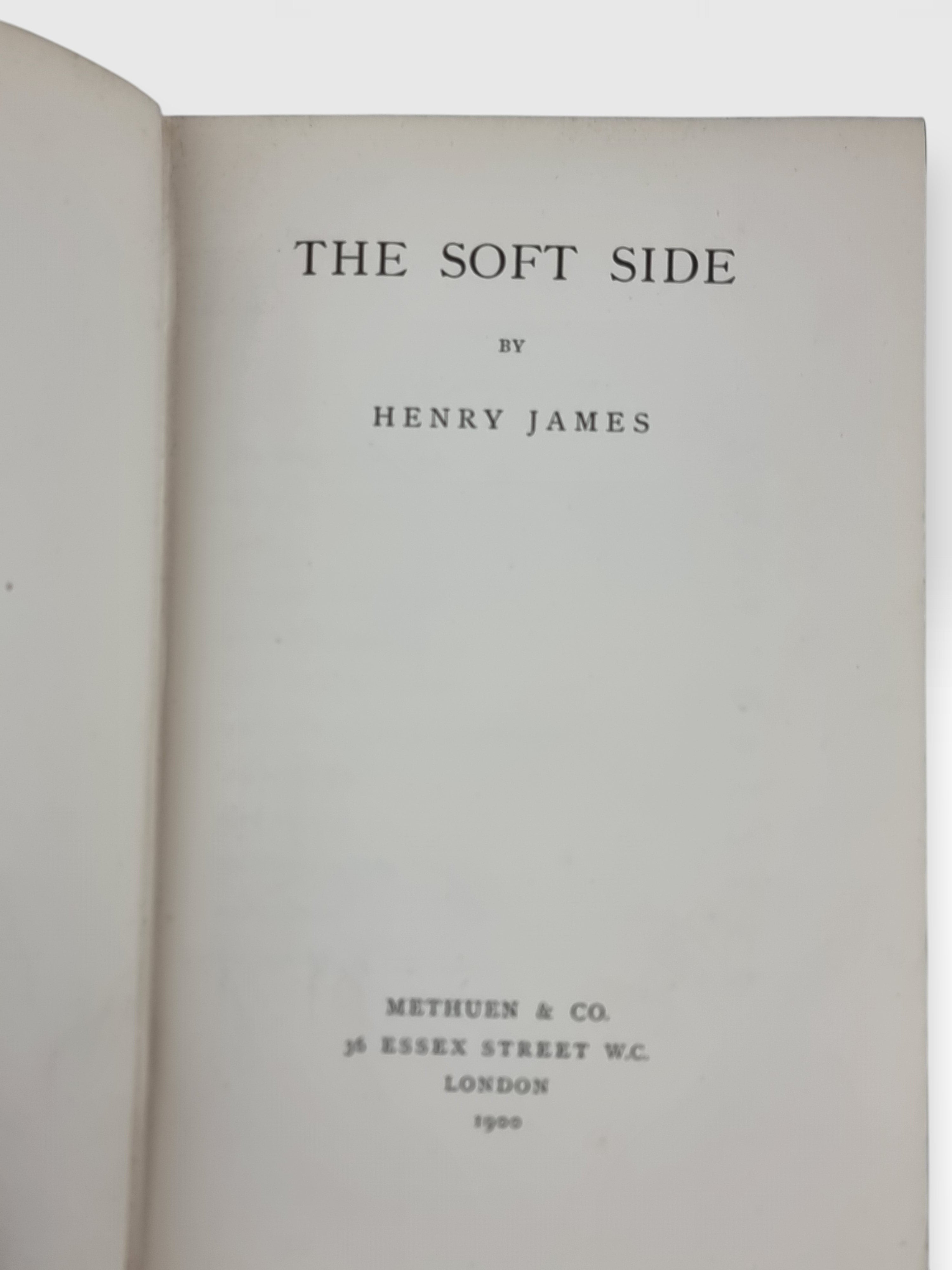 The Soft Side, Henry James — 1st Edition