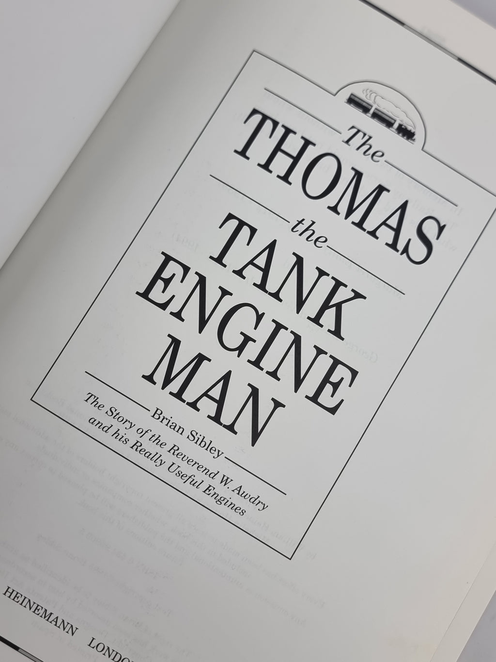 The Thomas the Tank Engine Man, Brian Sibley — 1st Edition