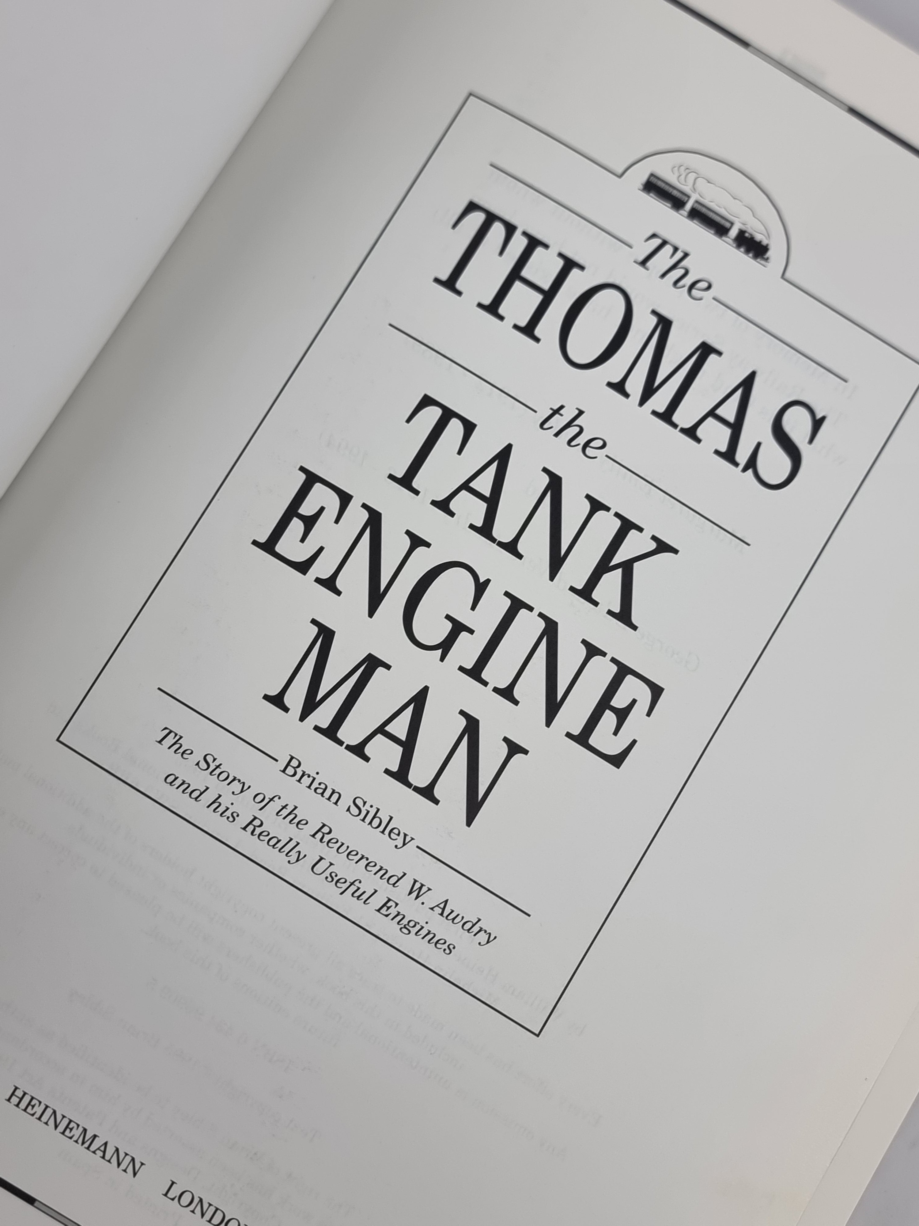 The Thomas the Tank Engine Man, Brian Sibley — 1st Edition