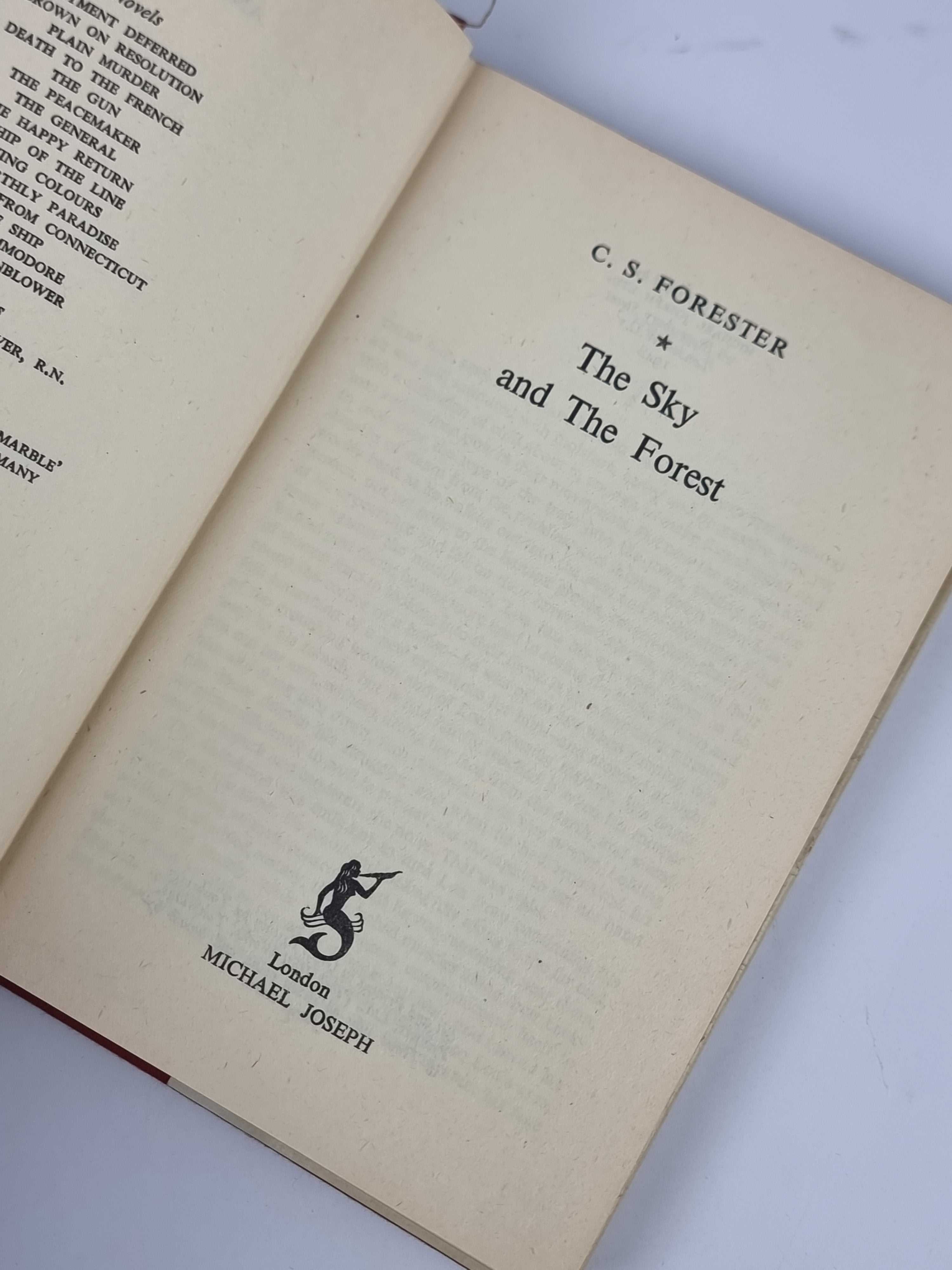 The Sky and the Forest, C.S. Forester — 1st Edition