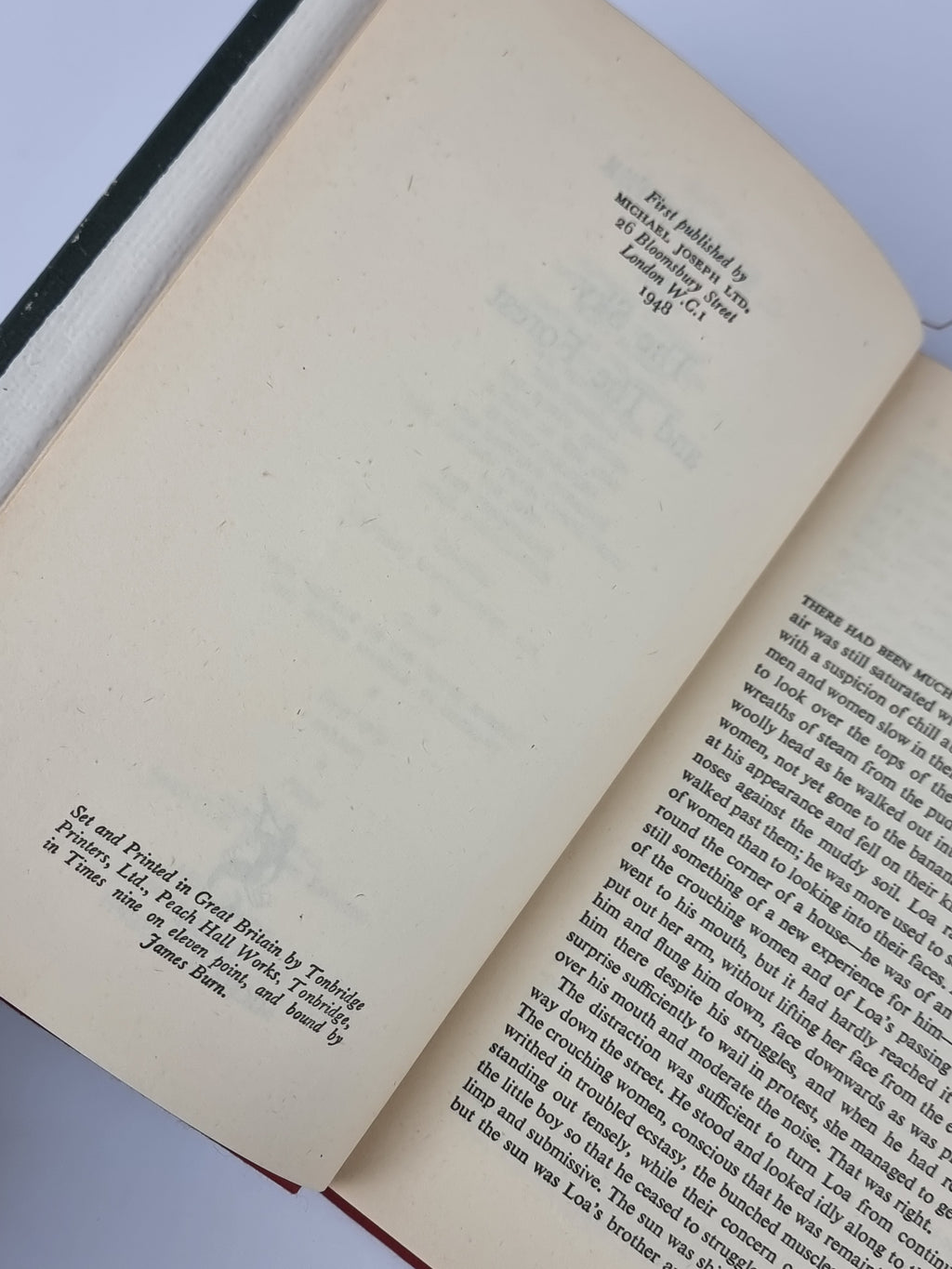The Sky and the Forest, C.S. Forester — 1st Edition
