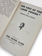 The Loss of the Jane Vosper, Freeman Wills Croft — 1st Edition