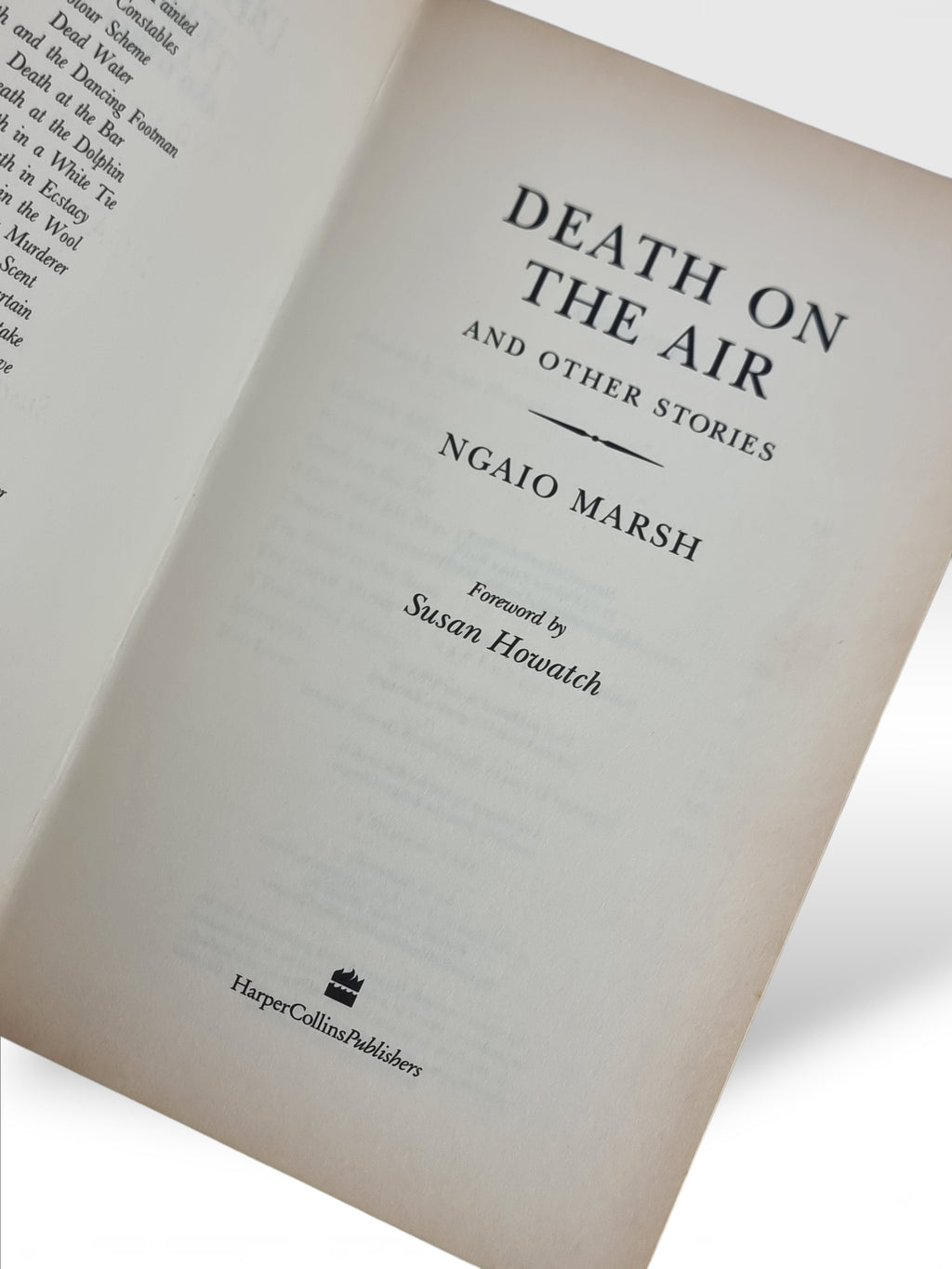 Death on the Air and Other Stories, Ngaio Marsh — 1st Edition