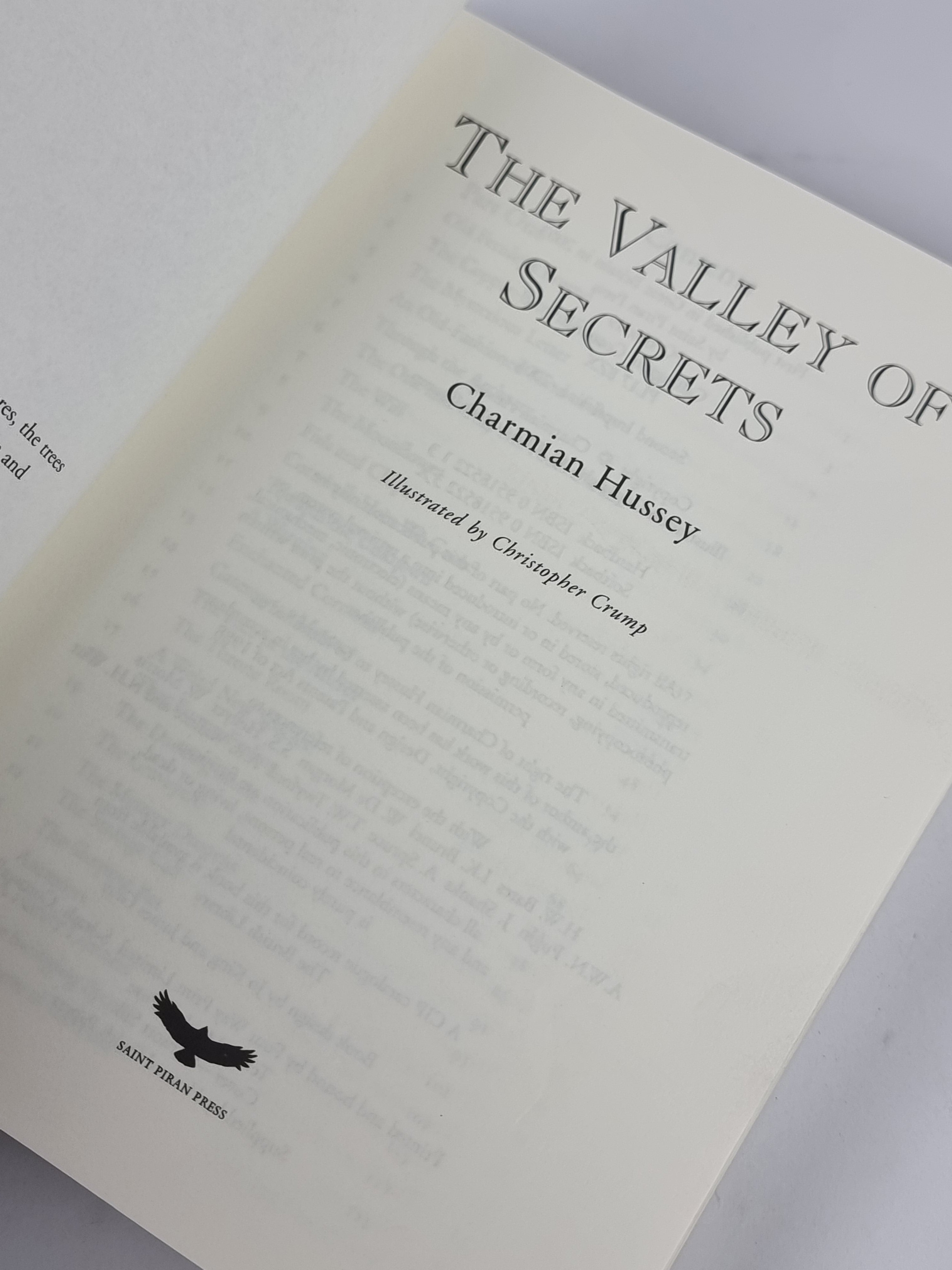 The Valley of Secrets, Charmian Hussey — 2nd Impression