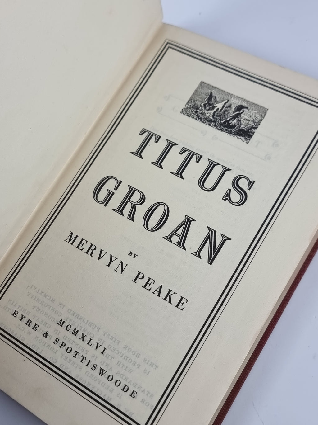 The Life of Titus Groan, Mervyn Peake — 1st Edition