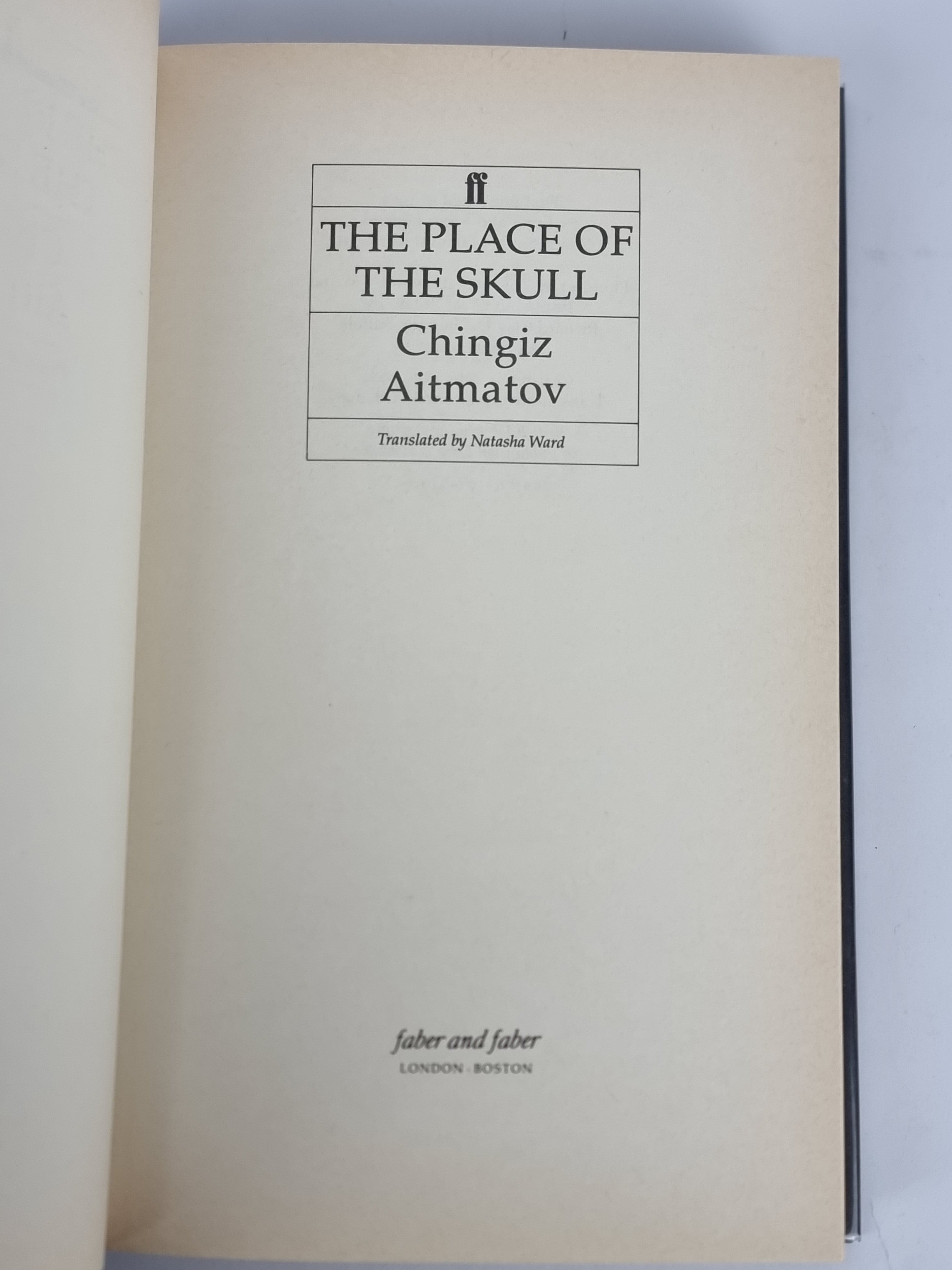 The Place of the Skull, Chingiz Aitmatov — 1st English Edition