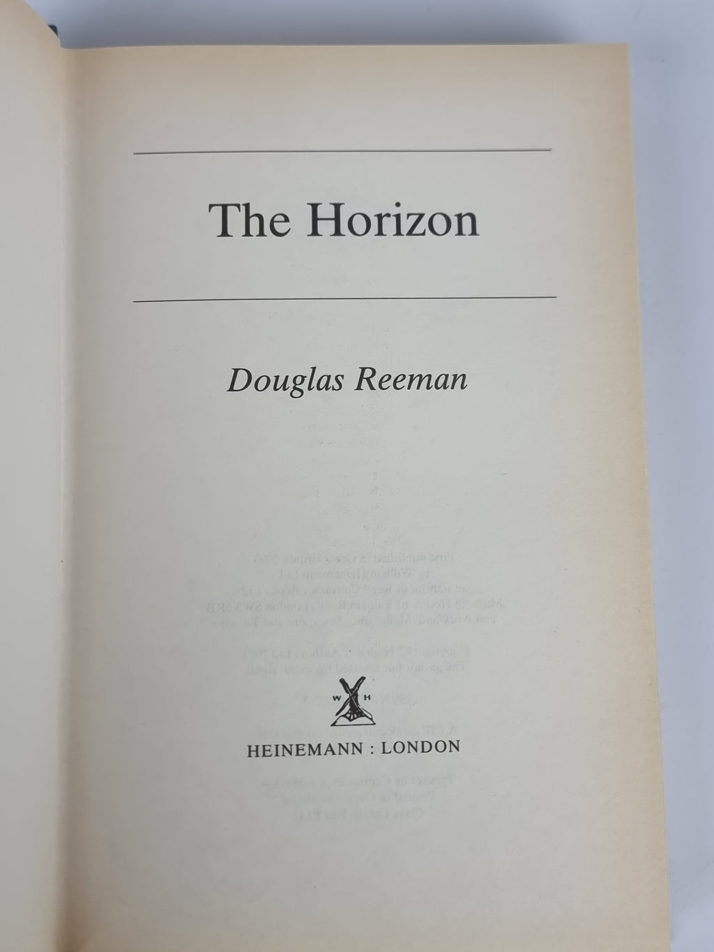 The Horizon; Royal Marines-Blackwood Family Saga, Douglas Reeman — 1st Ed.