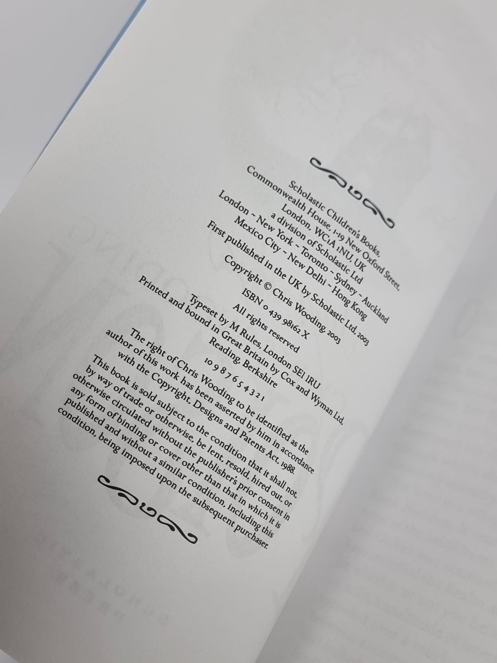Poison, Chris Wooding — Publisher's Proof, Signed