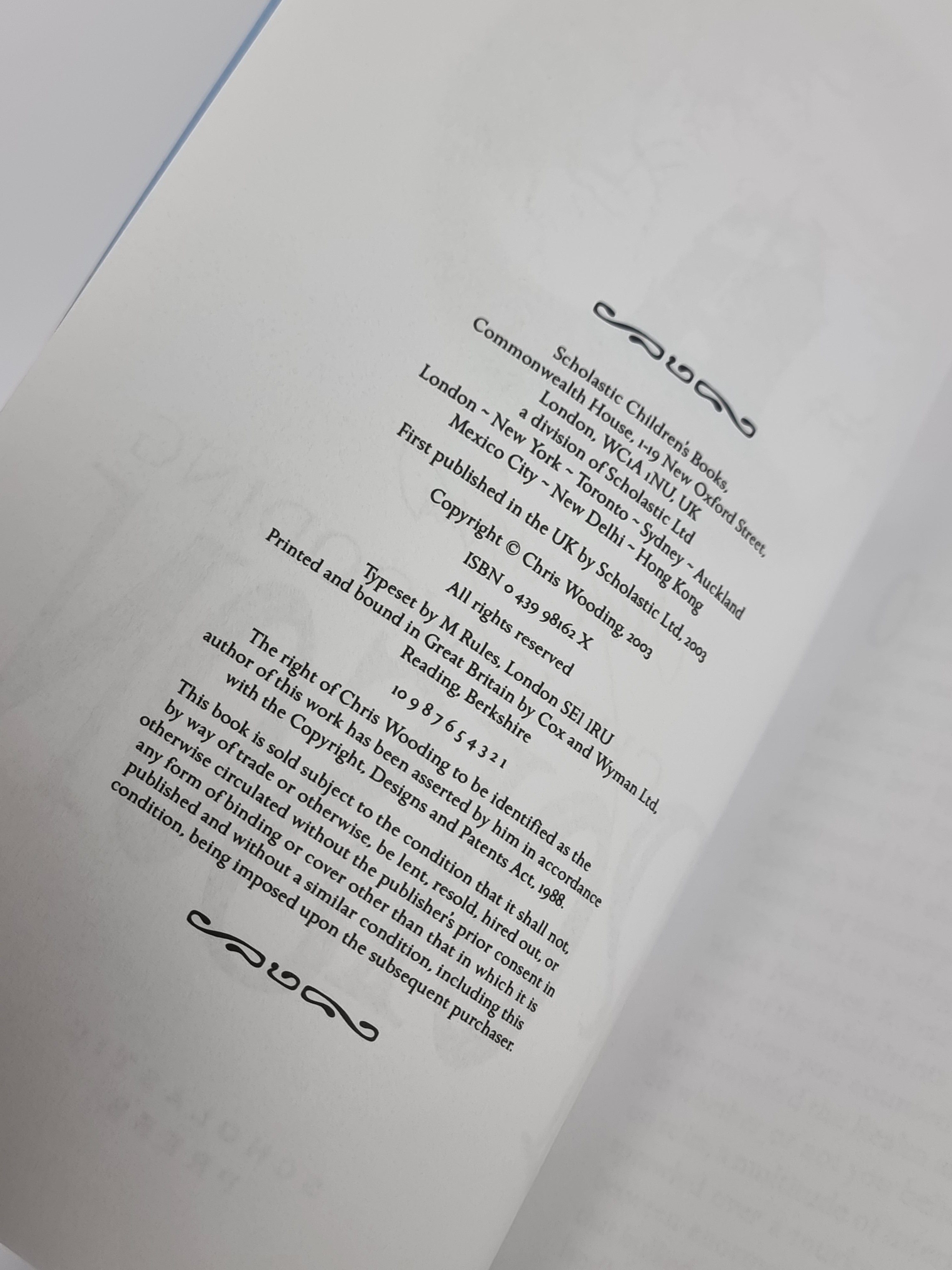 Poison, Chris Wooding — Publisher's Proof, Signed