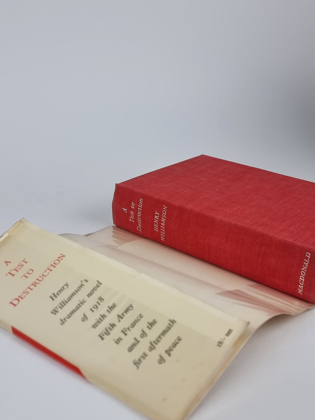 A Test to Destruction, Henry Williamson — 1st Edition