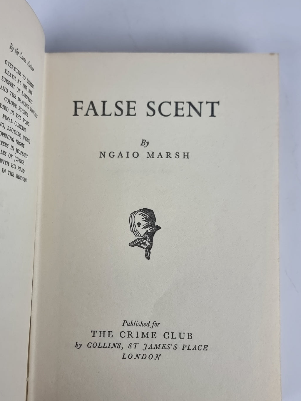 False Scent, Ngaio Marsh — 1st Edition