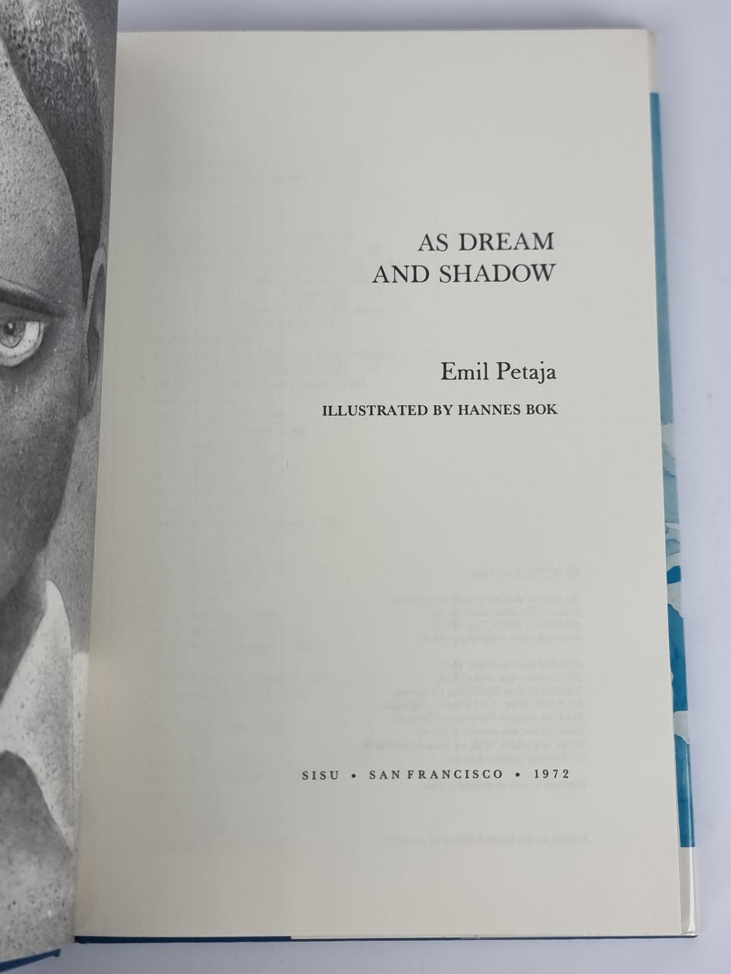 As Dream and Shadow, Emil Petaja — 1st Limited Edition