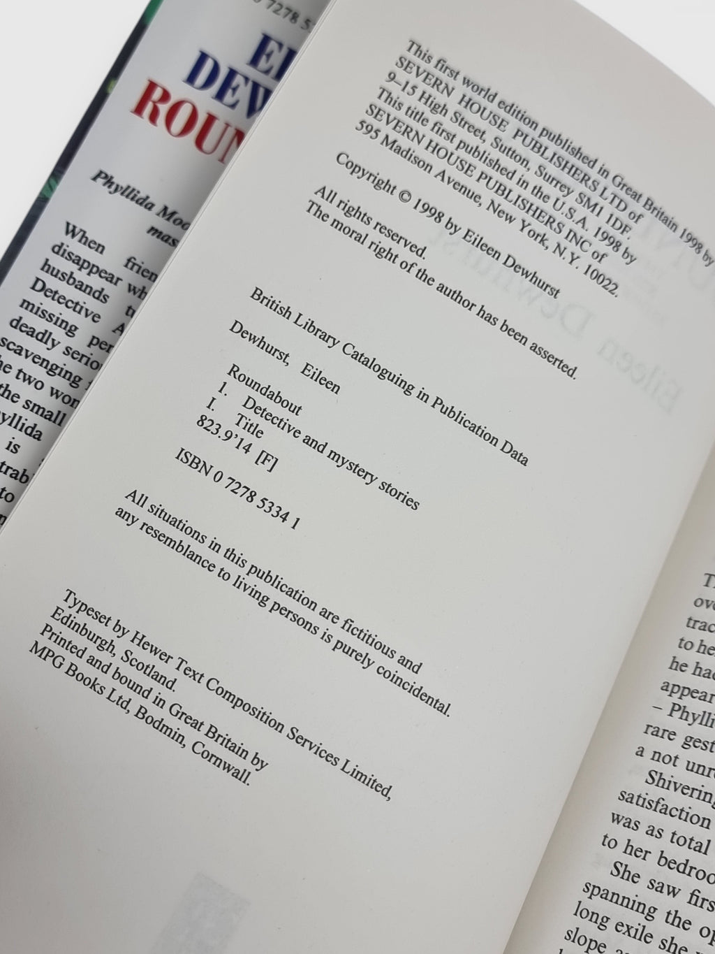 Roundabout, Eileen Dewhurst — 1st Edition