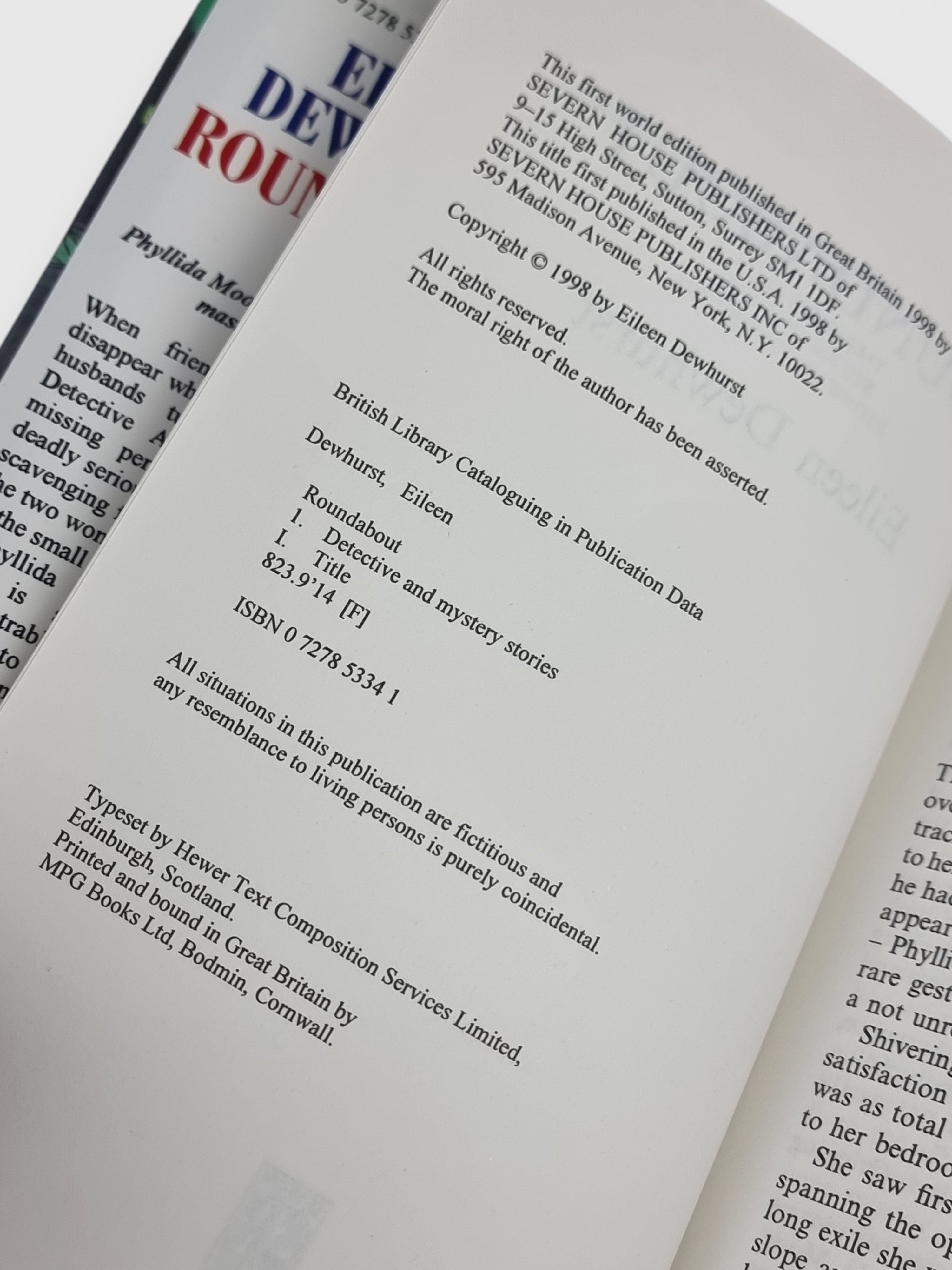 Roundabout, Eileen Dewhurst — 1st Edition