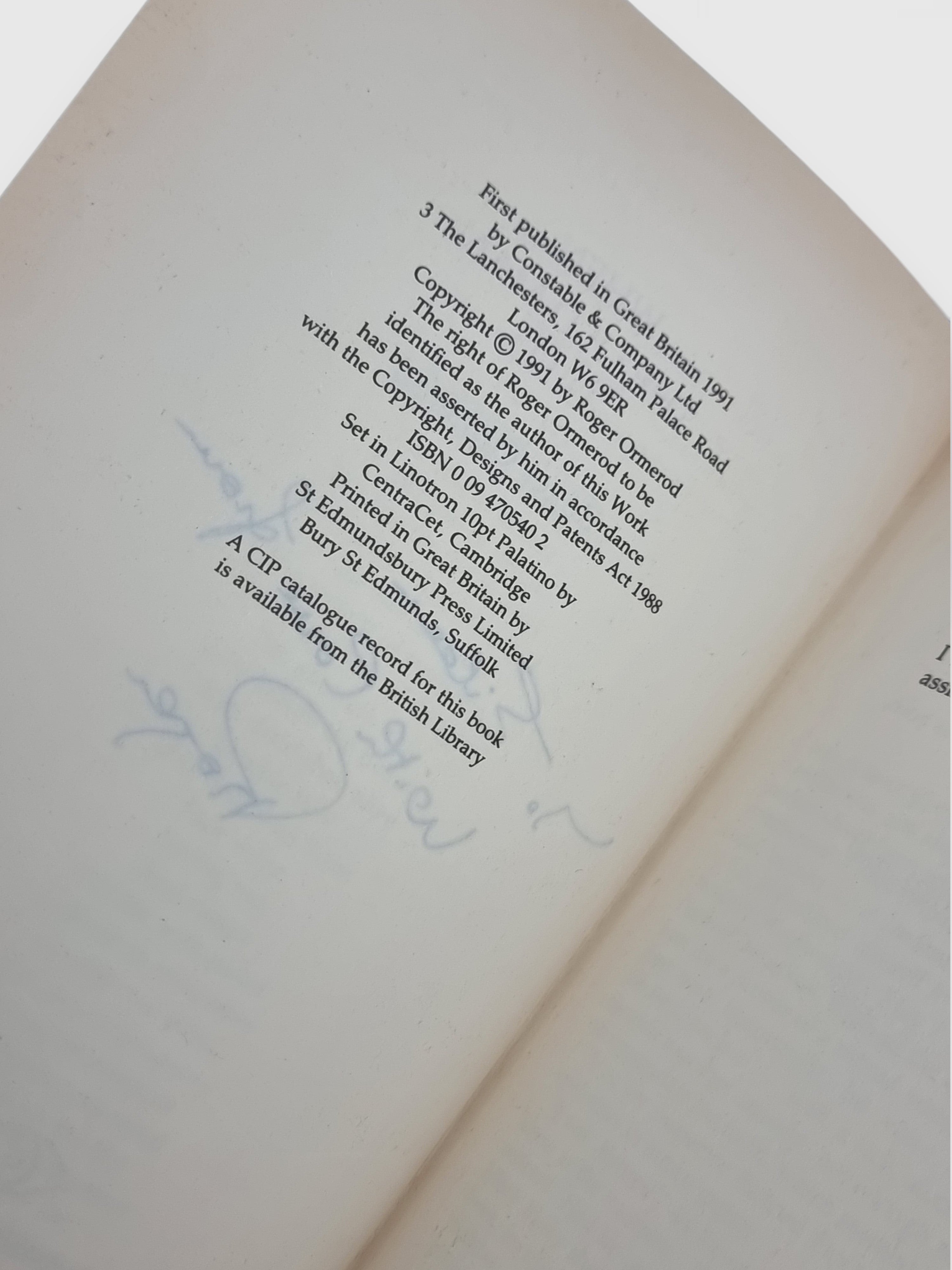 When the Old Man Died, Roger Ormerod — 1st Edition, Signed & Inscribed