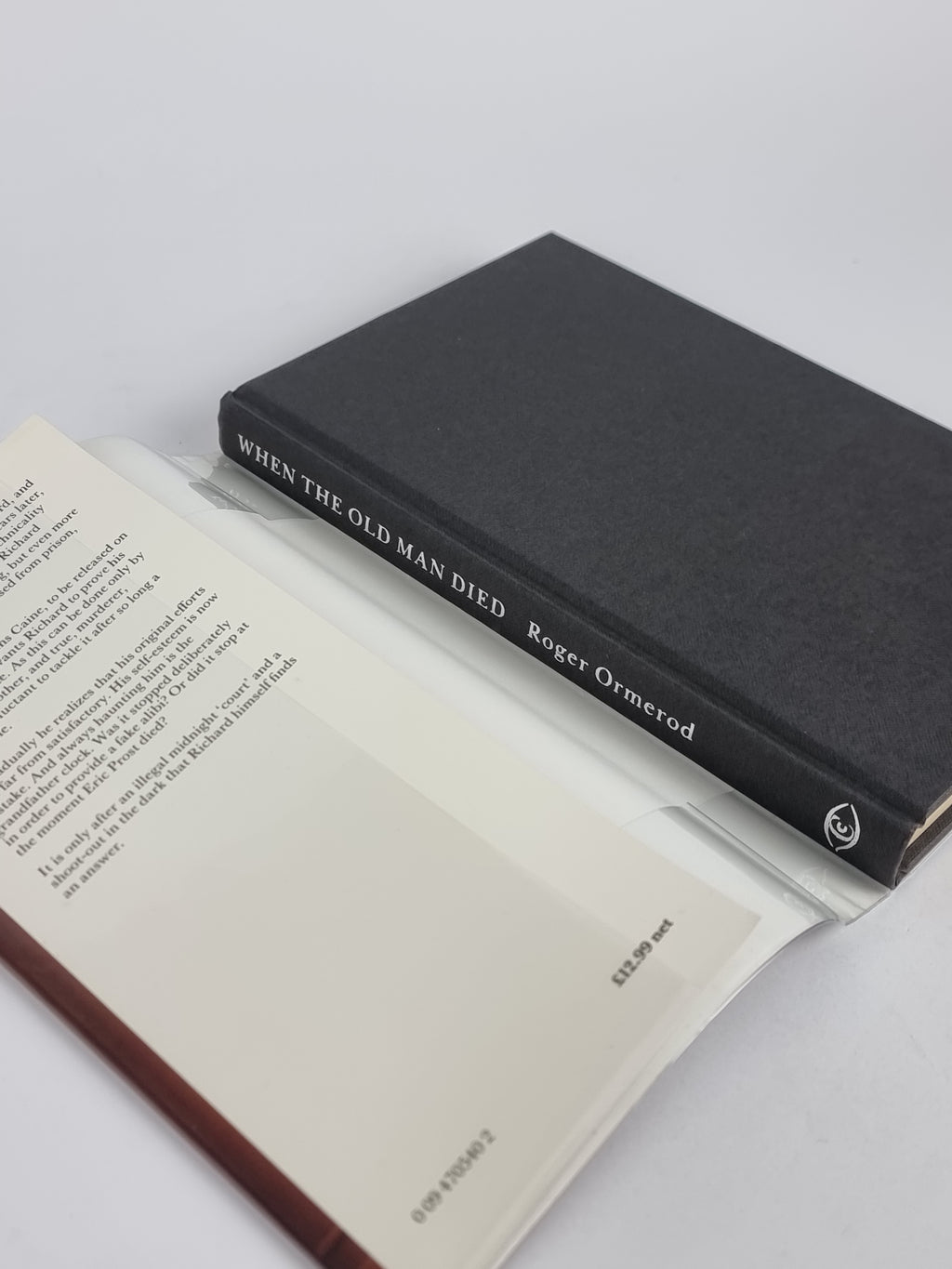 When the Old Man Died, Roger Ormerod — 1st Edition, Signed & Inscribed