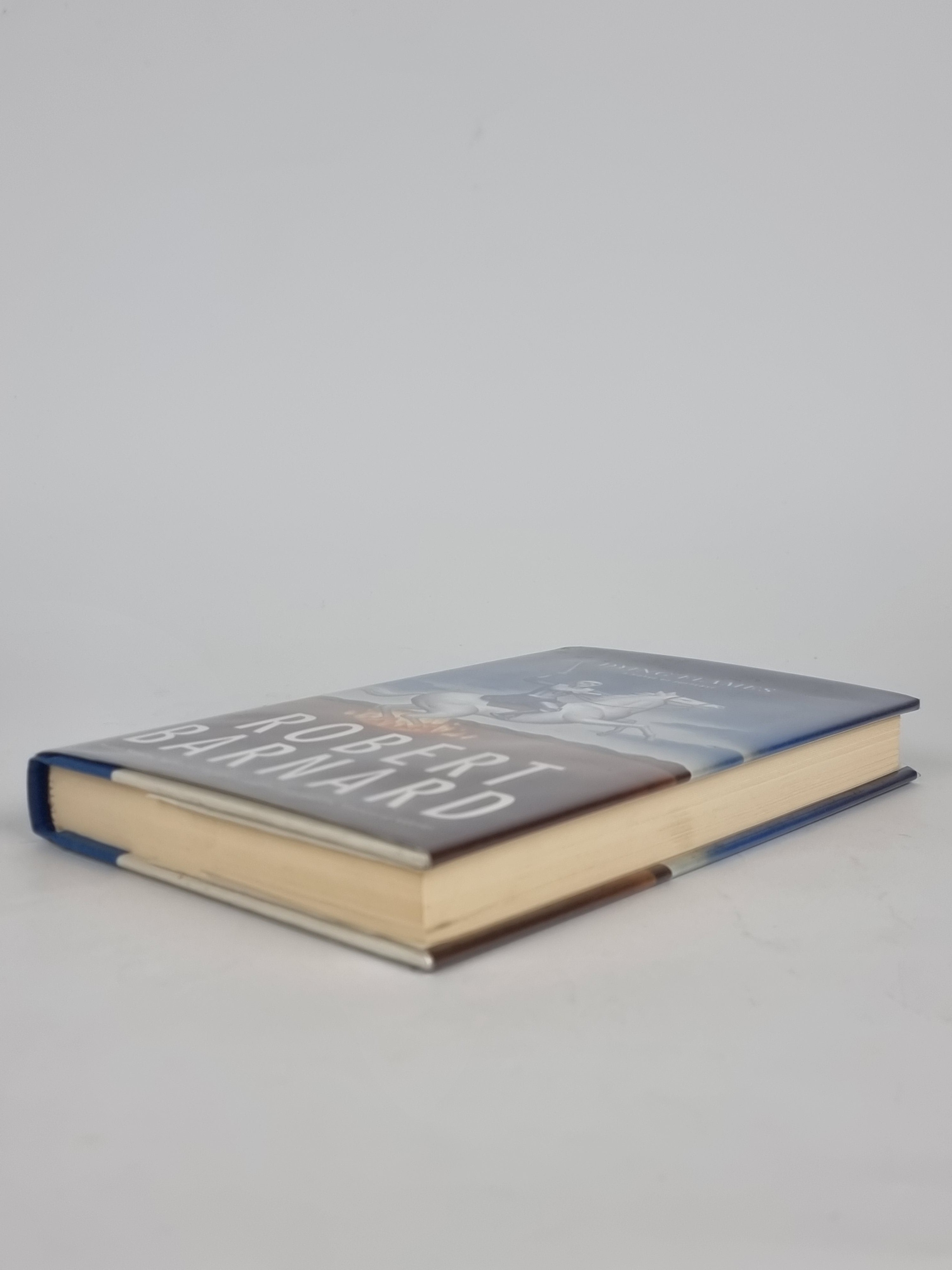 Dying Flames, Robert Barnard — 1st USA Edition, Signed & Inscribed