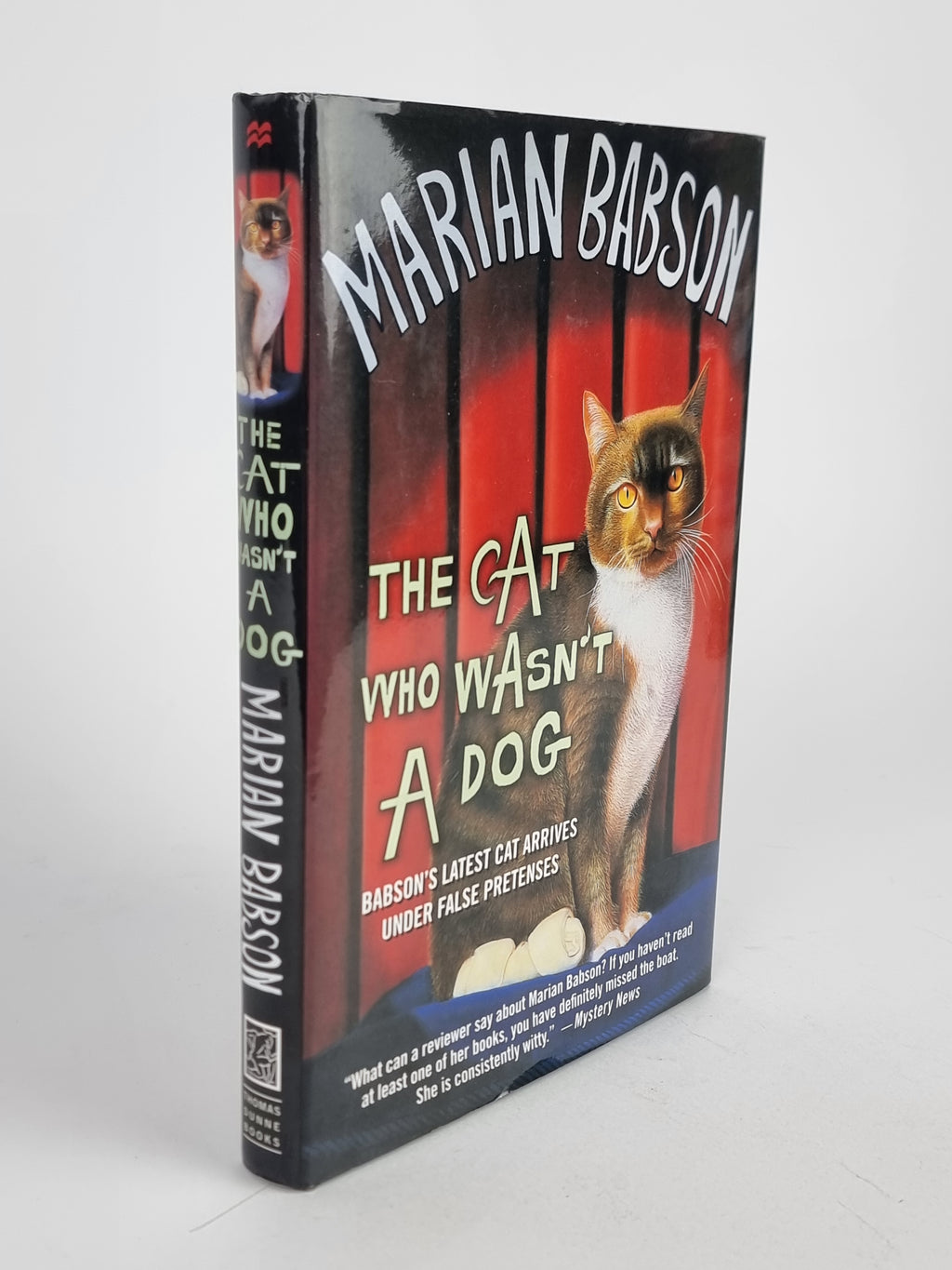 The Cat who Wasn't a Dog, Marian Babson — 1st Edition, Signed & Inscribed