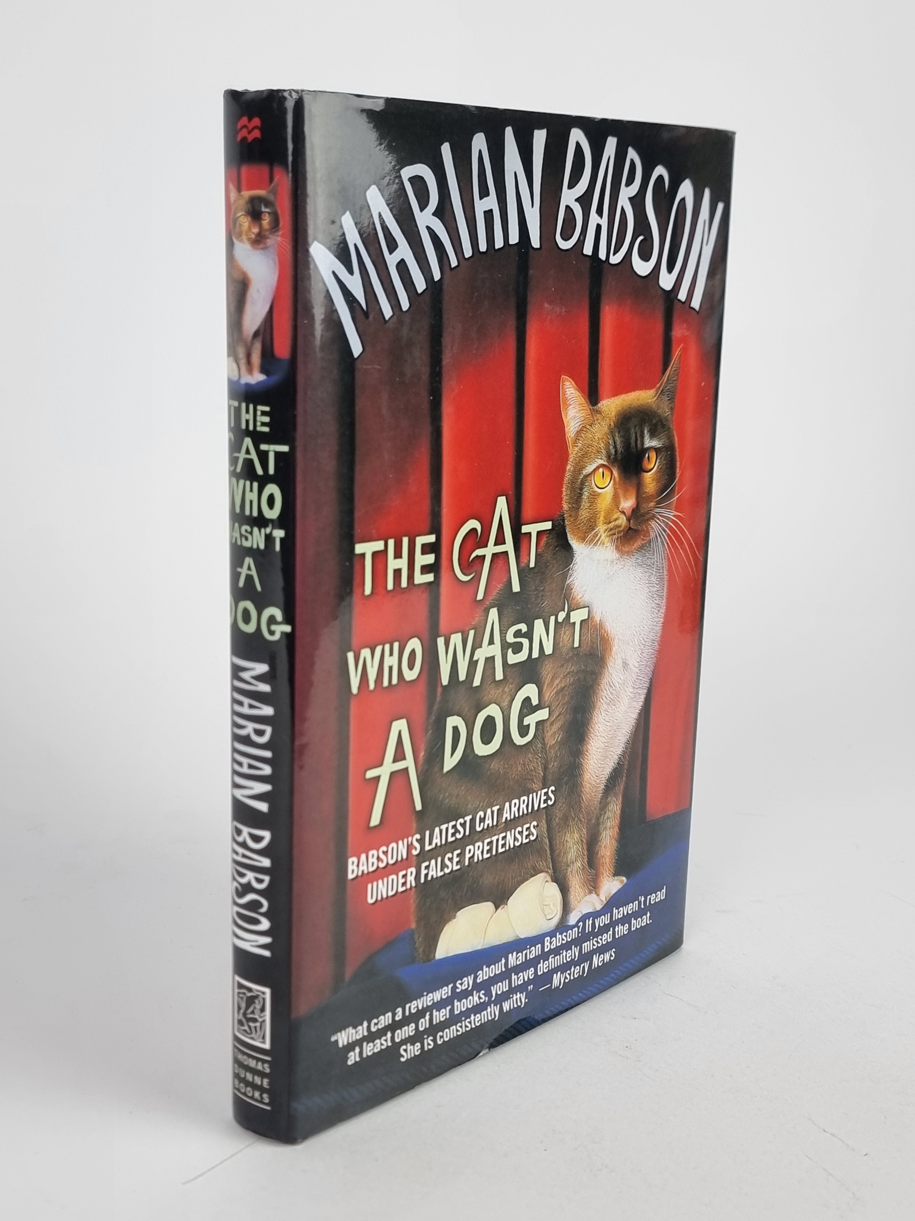 The Cat who Wasn't a Dog, Marian Babson — 1st Edition, Signed & Inscribed